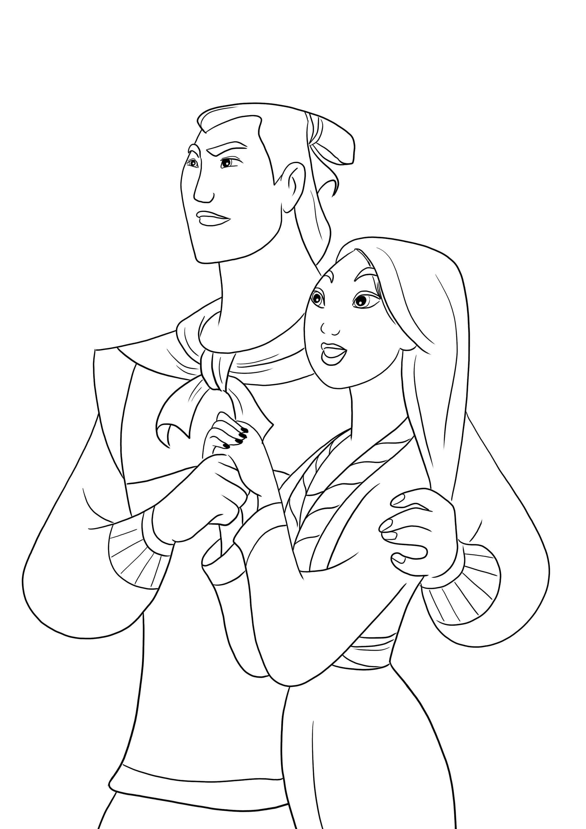 Mulan and Li Shang