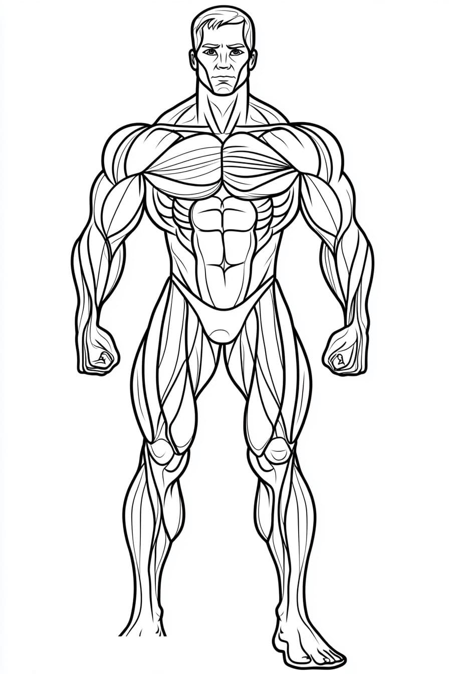 Muscles free printable