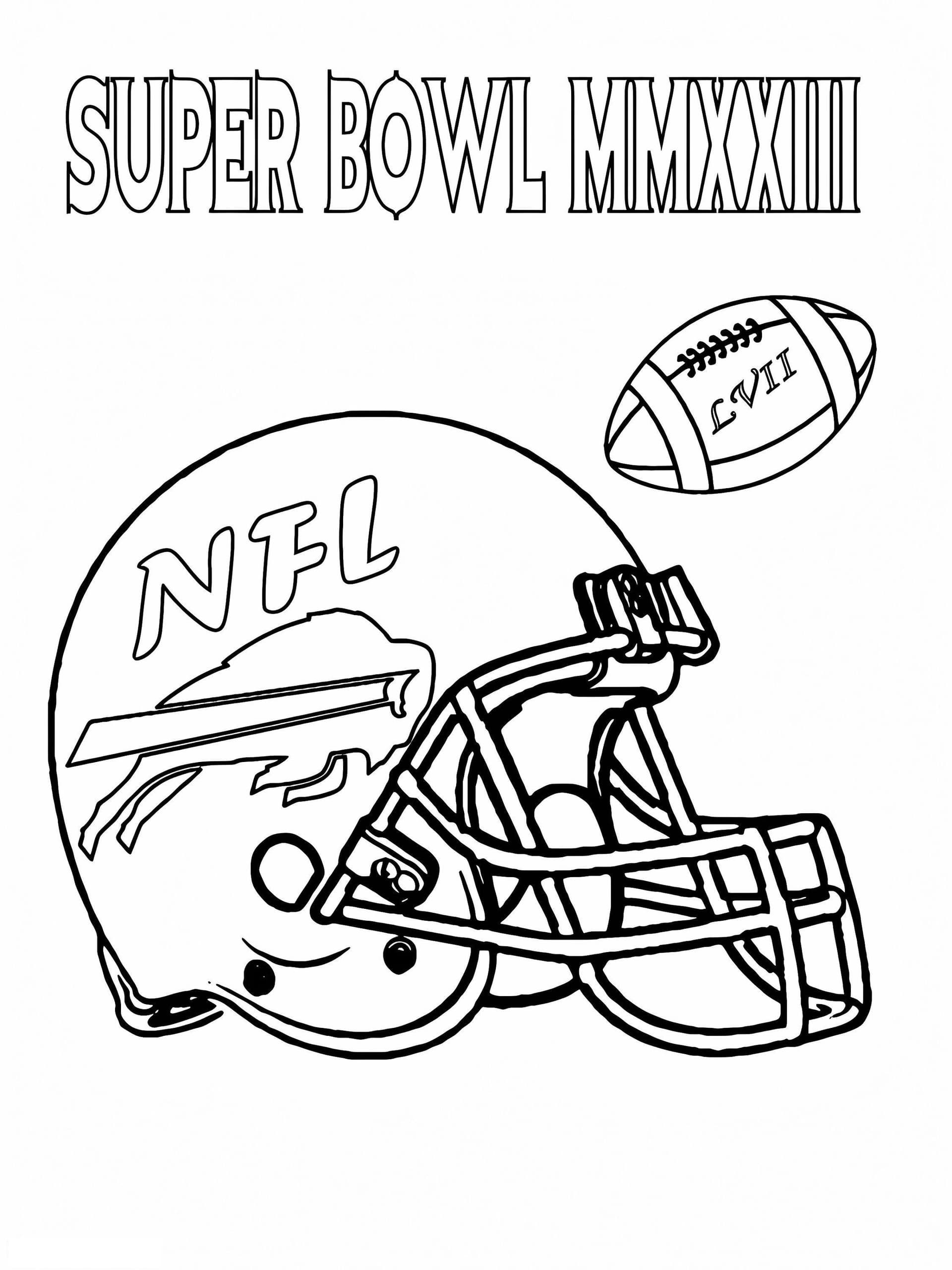 Nfl Helmet And Ball 2023