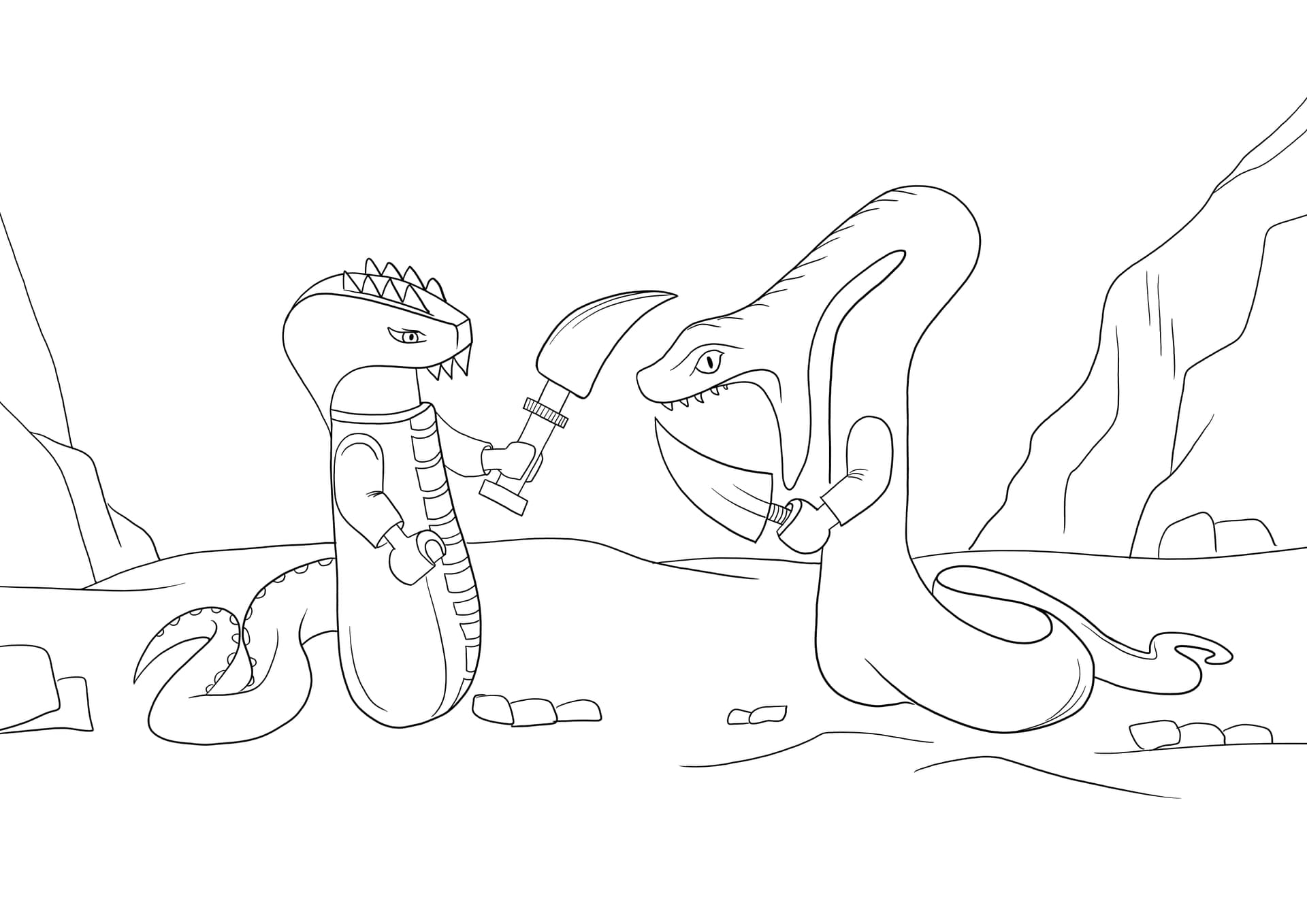 Ninjago snakes