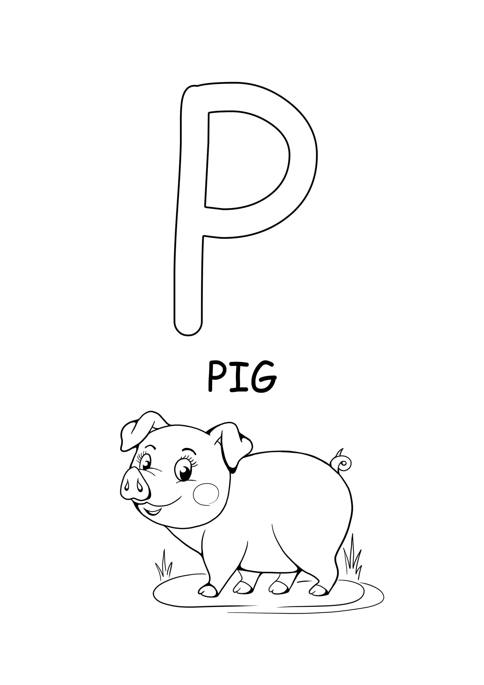 upper case word-pig
