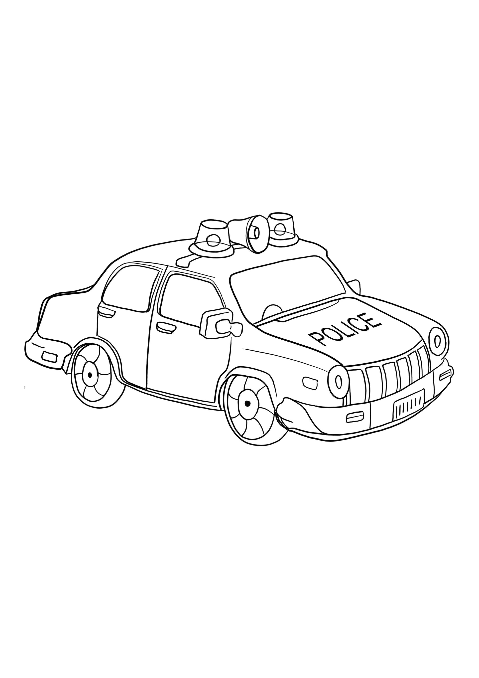 police car