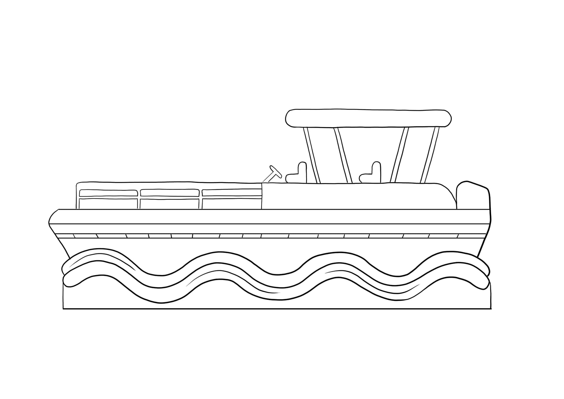 Pontoon boat