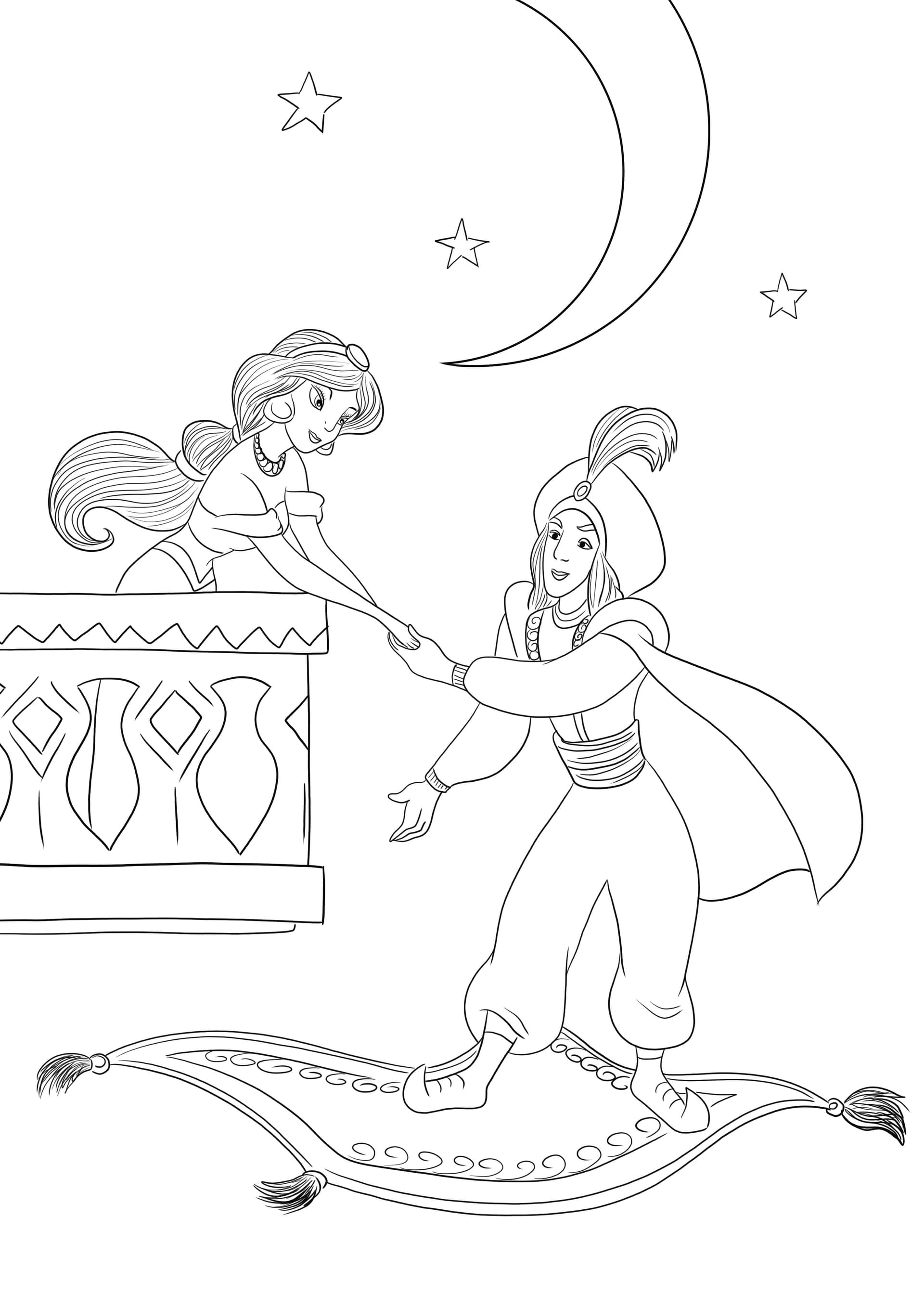 Prince Ali meets Jasmine
