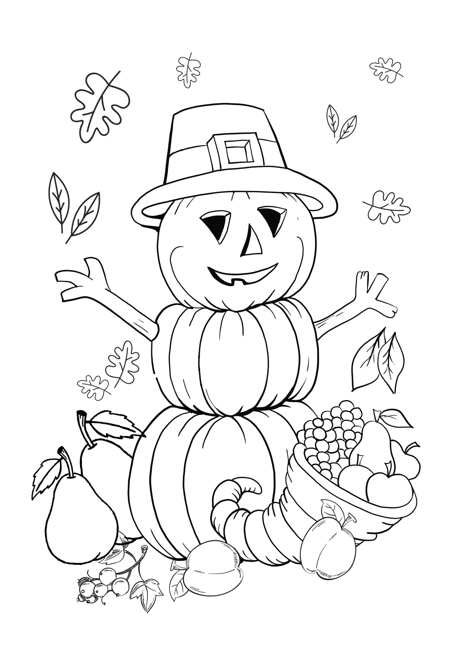 pumpkin scarecrow