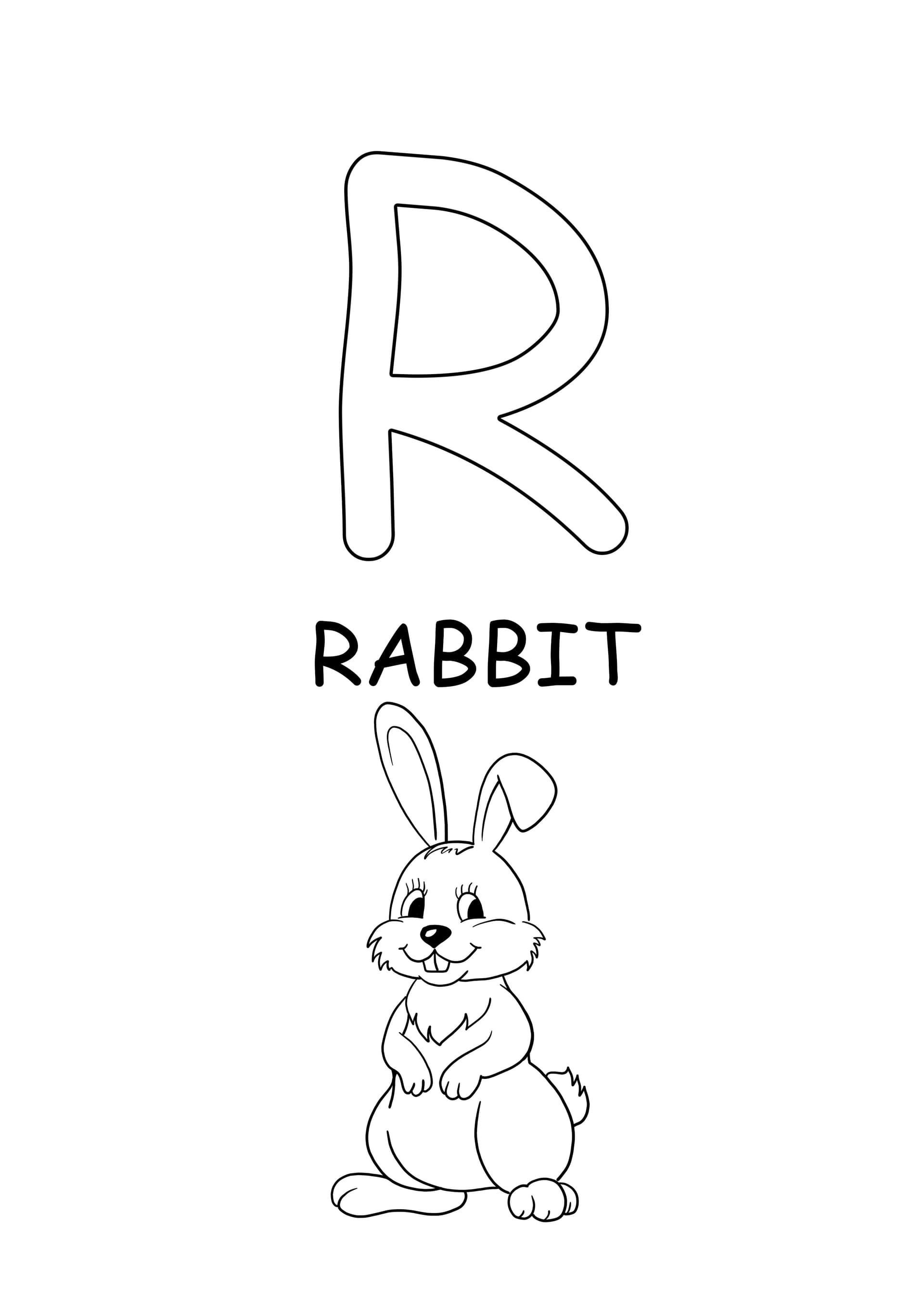 upper case word-rabbit