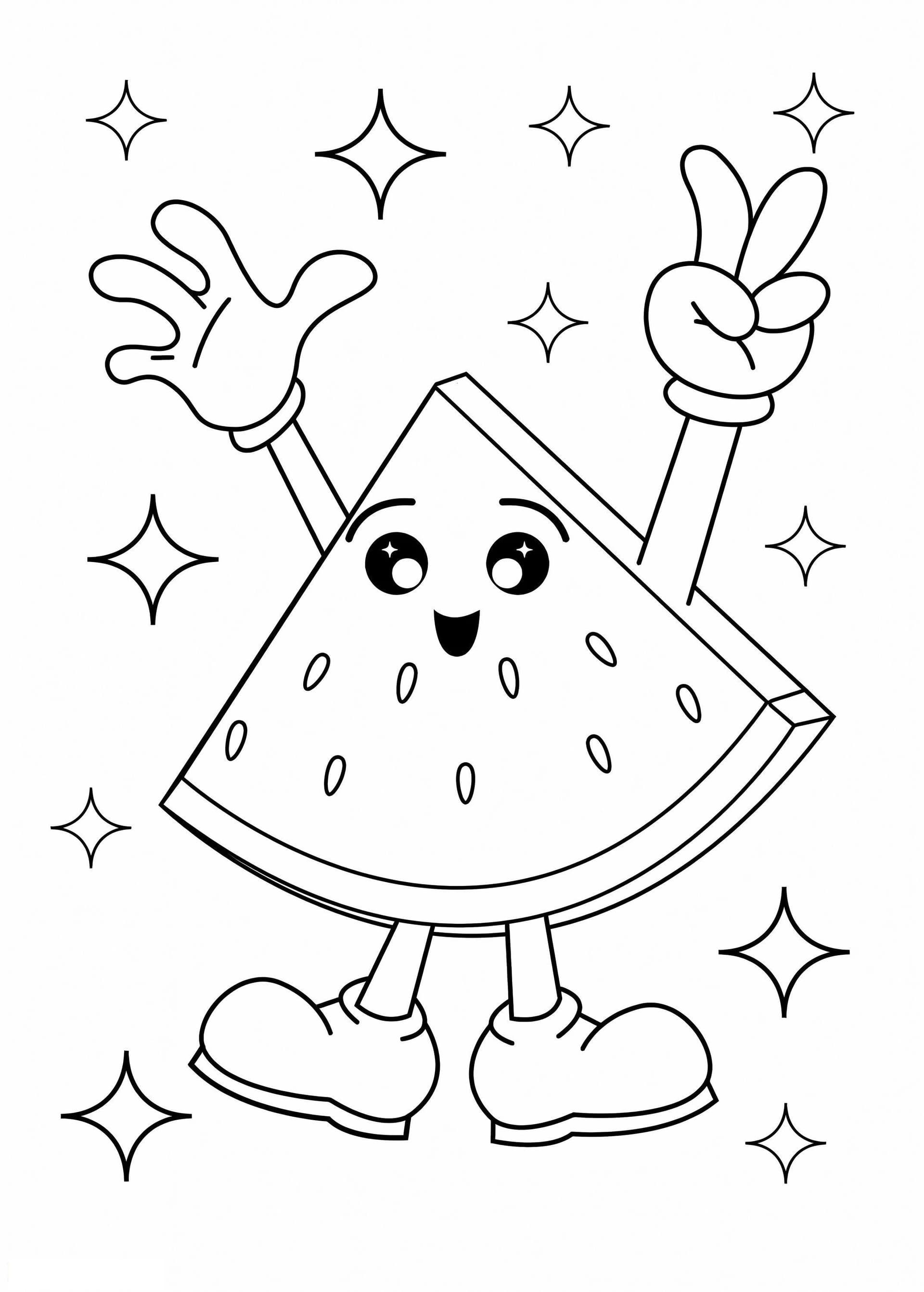 Happy Watermelon Slice