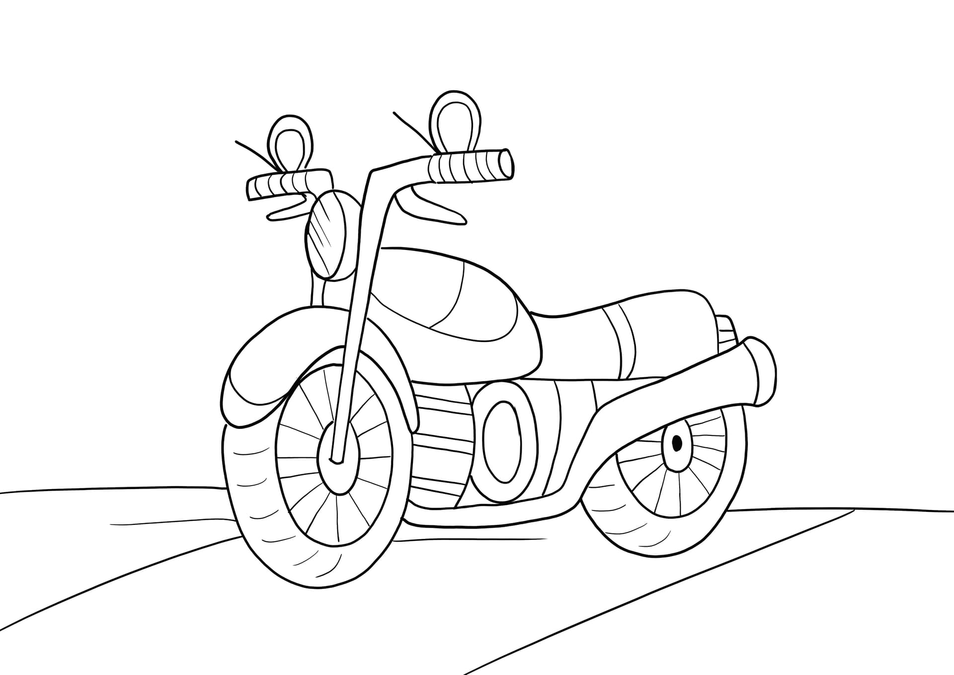 retro motorbike