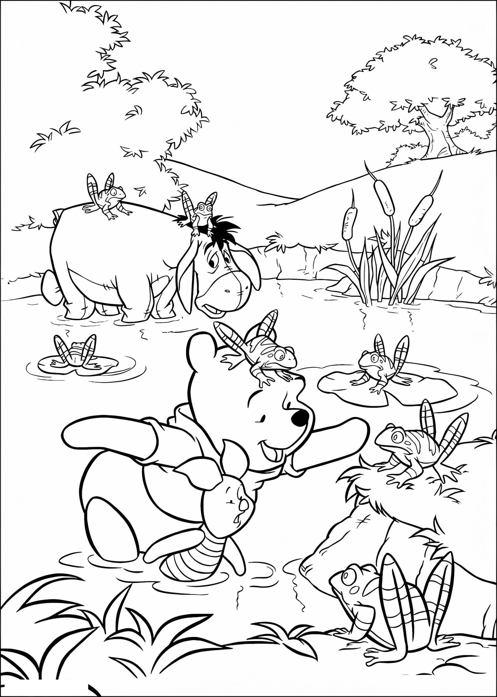 Simple Winnie From Pooh And Friends
