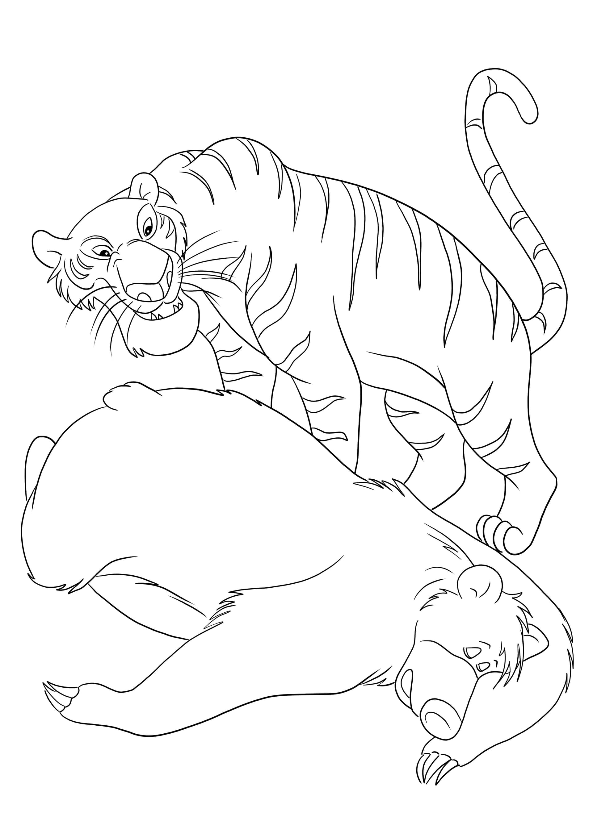 Shere Khan and Baloo