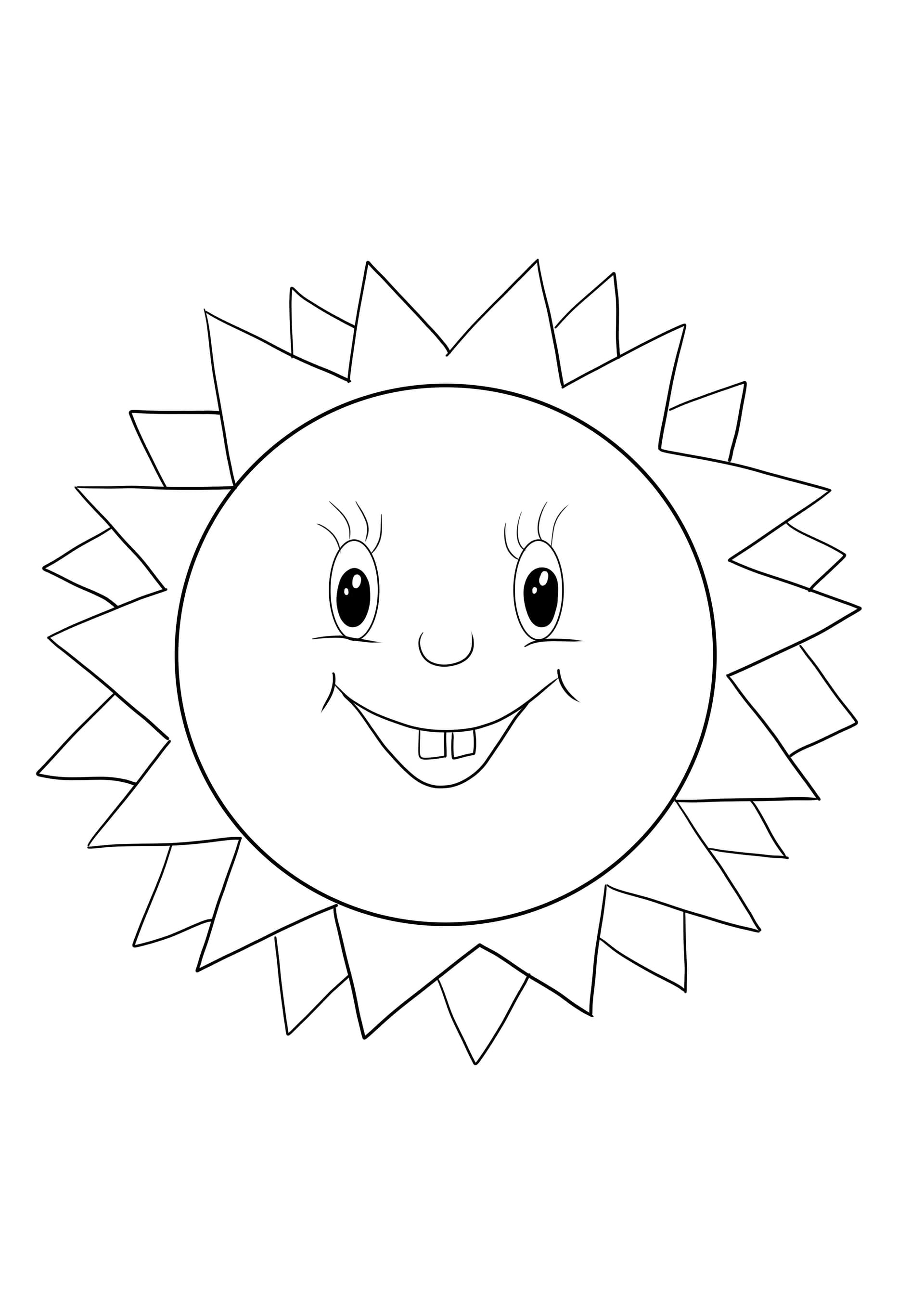 Smiling sun