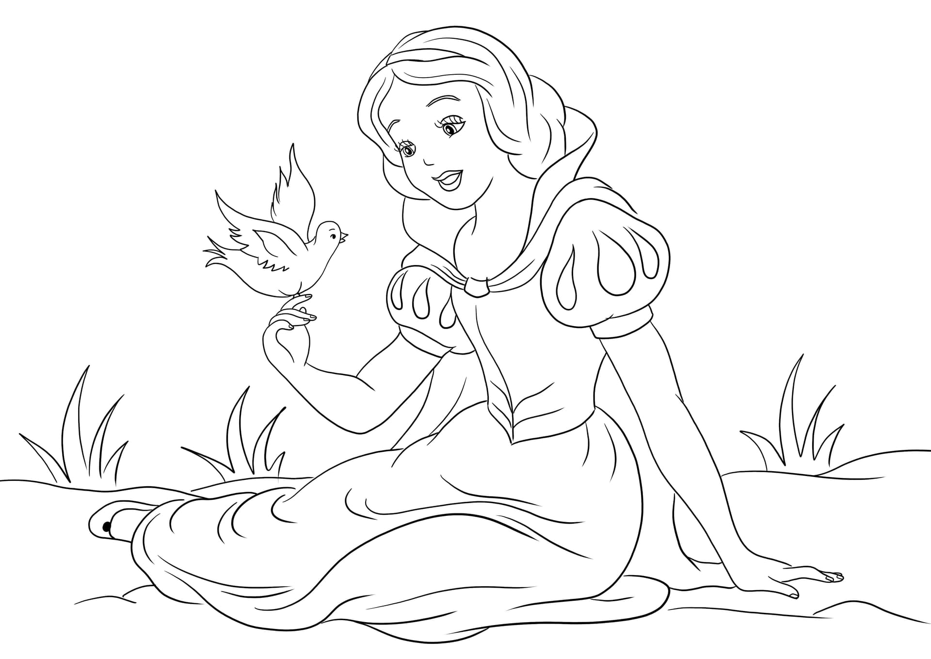 Snow White and the Pigeon