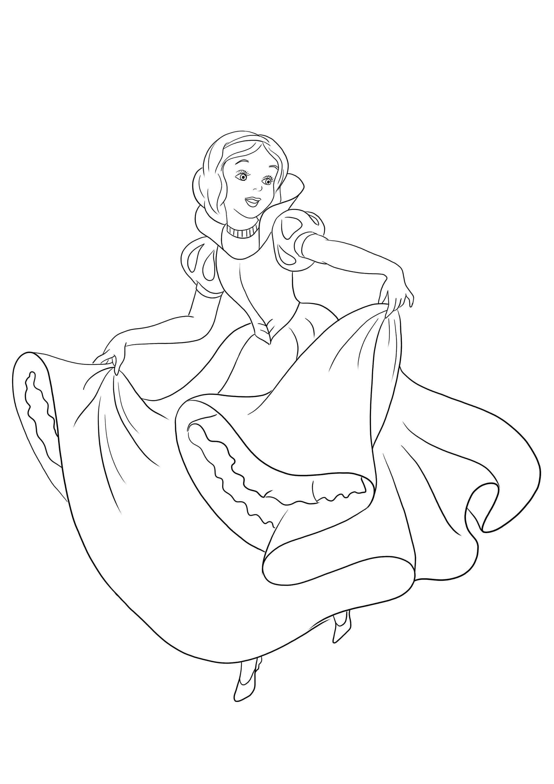 Snow White dancing
