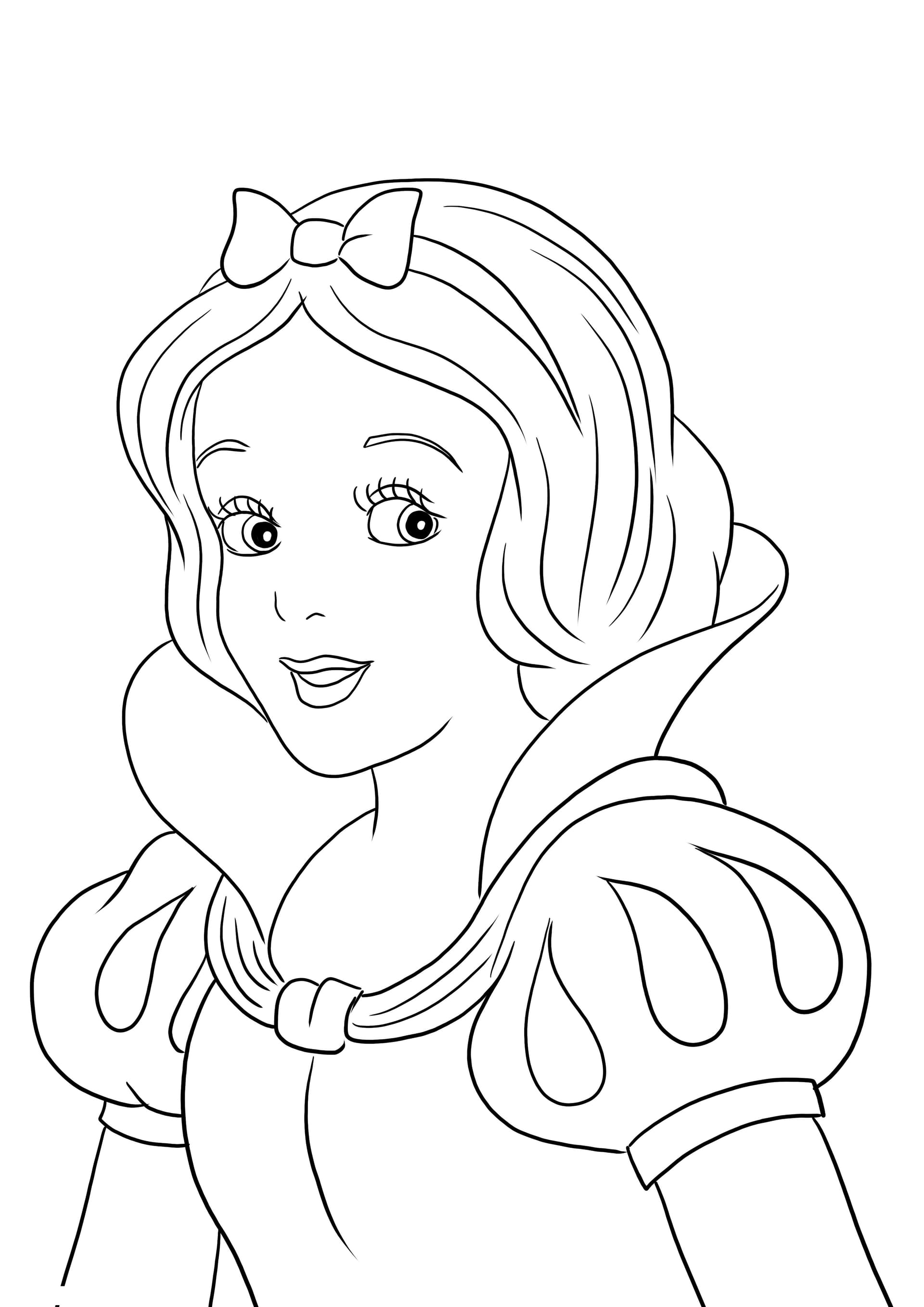 Snow White for coloring