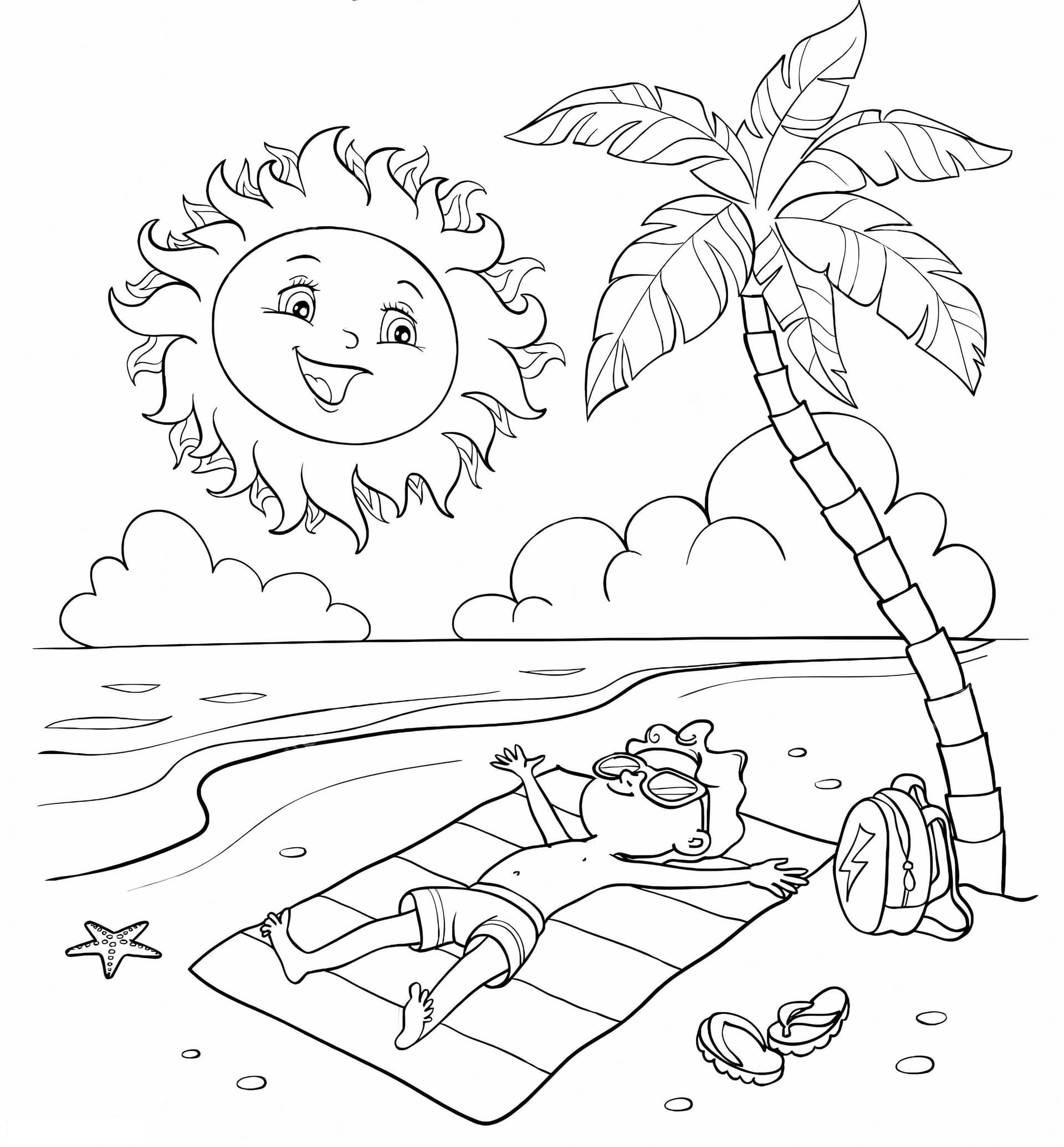Sun On The Beach