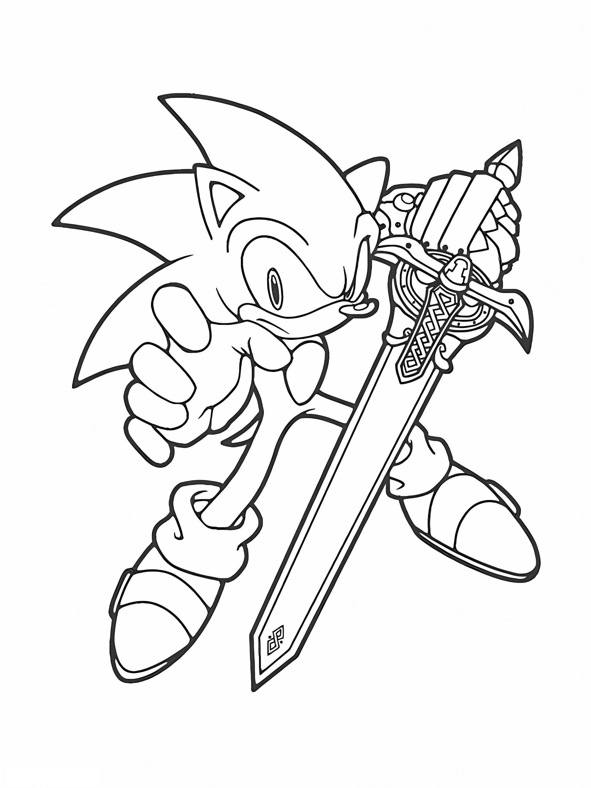 Sonic With Sword