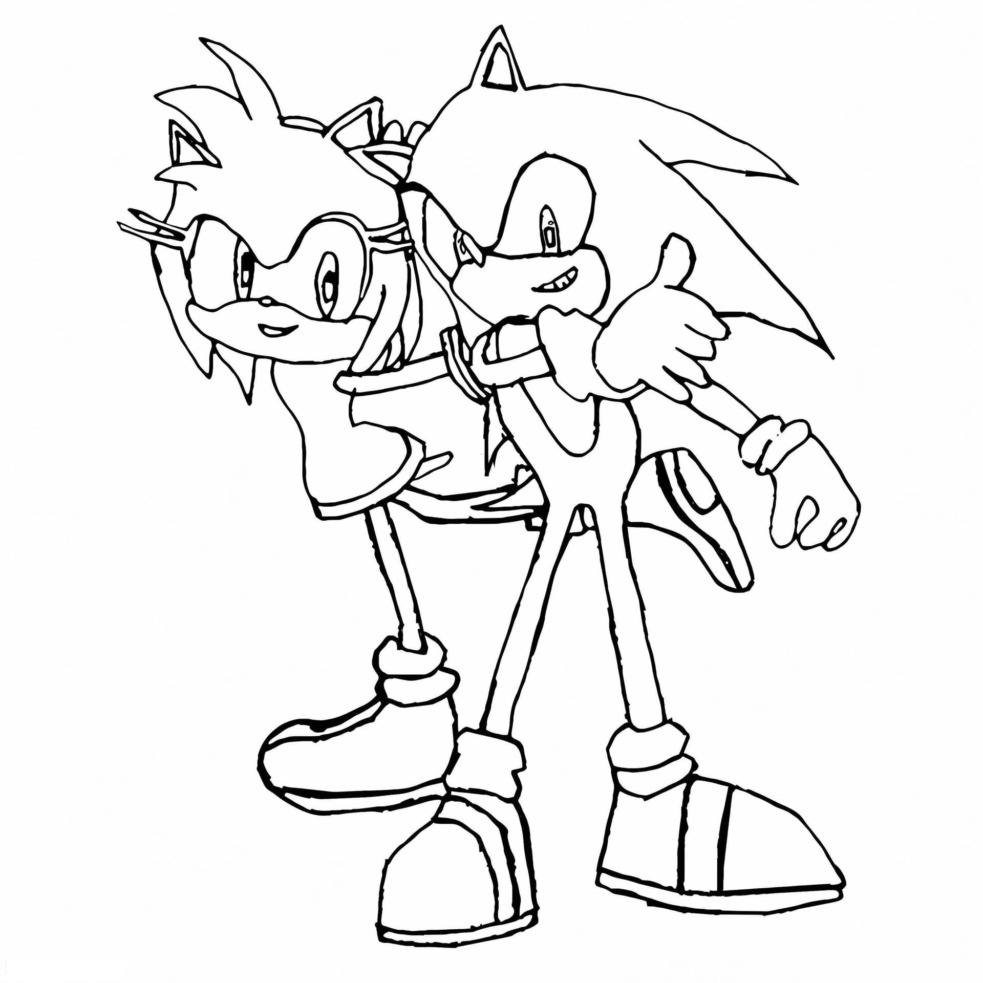 Sonic Et Amy Rose