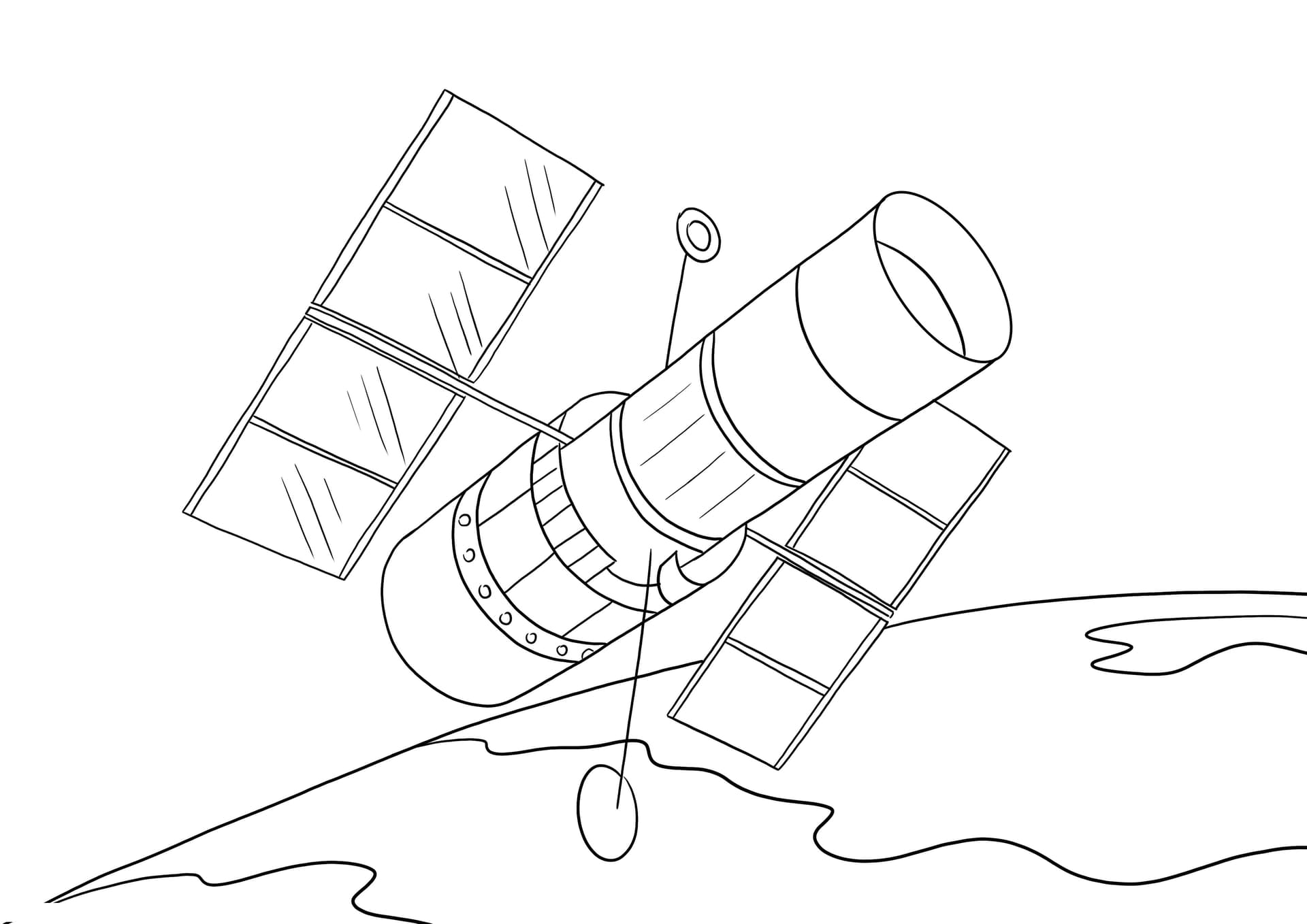 Space satellite