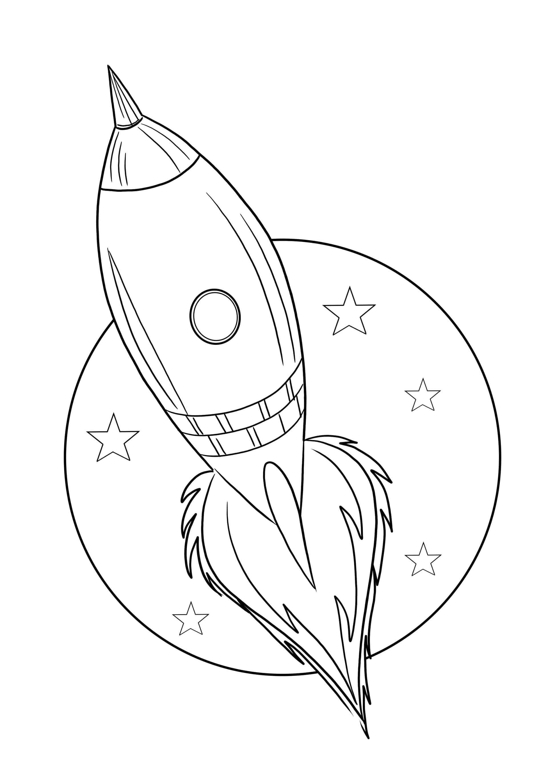 Spaceship-Moon-Stars