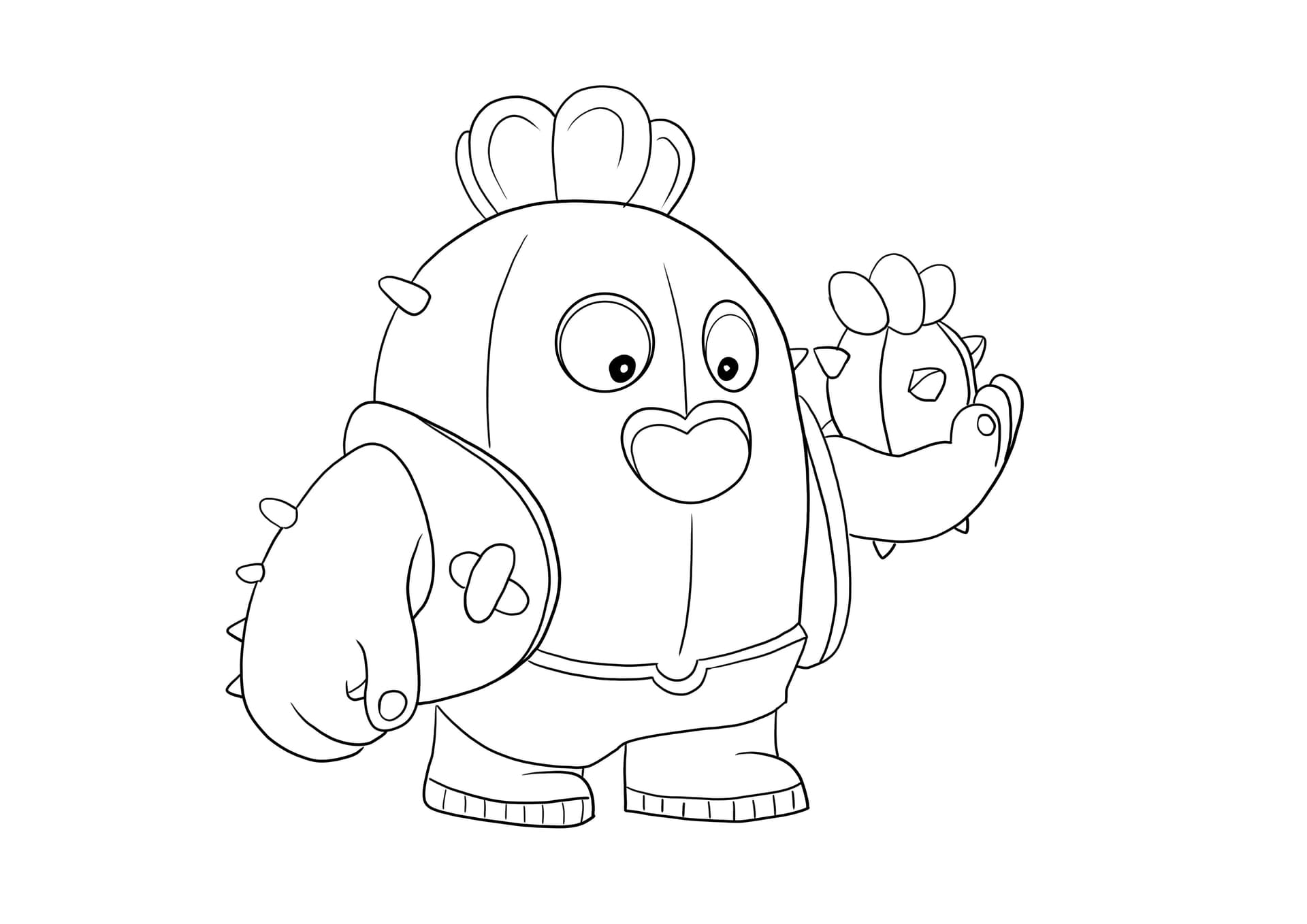 Spike from Brawl Stars
