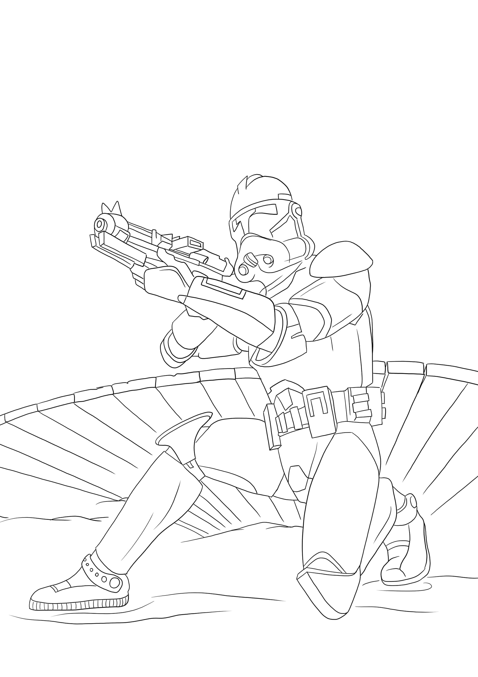 Stormtrooper in action