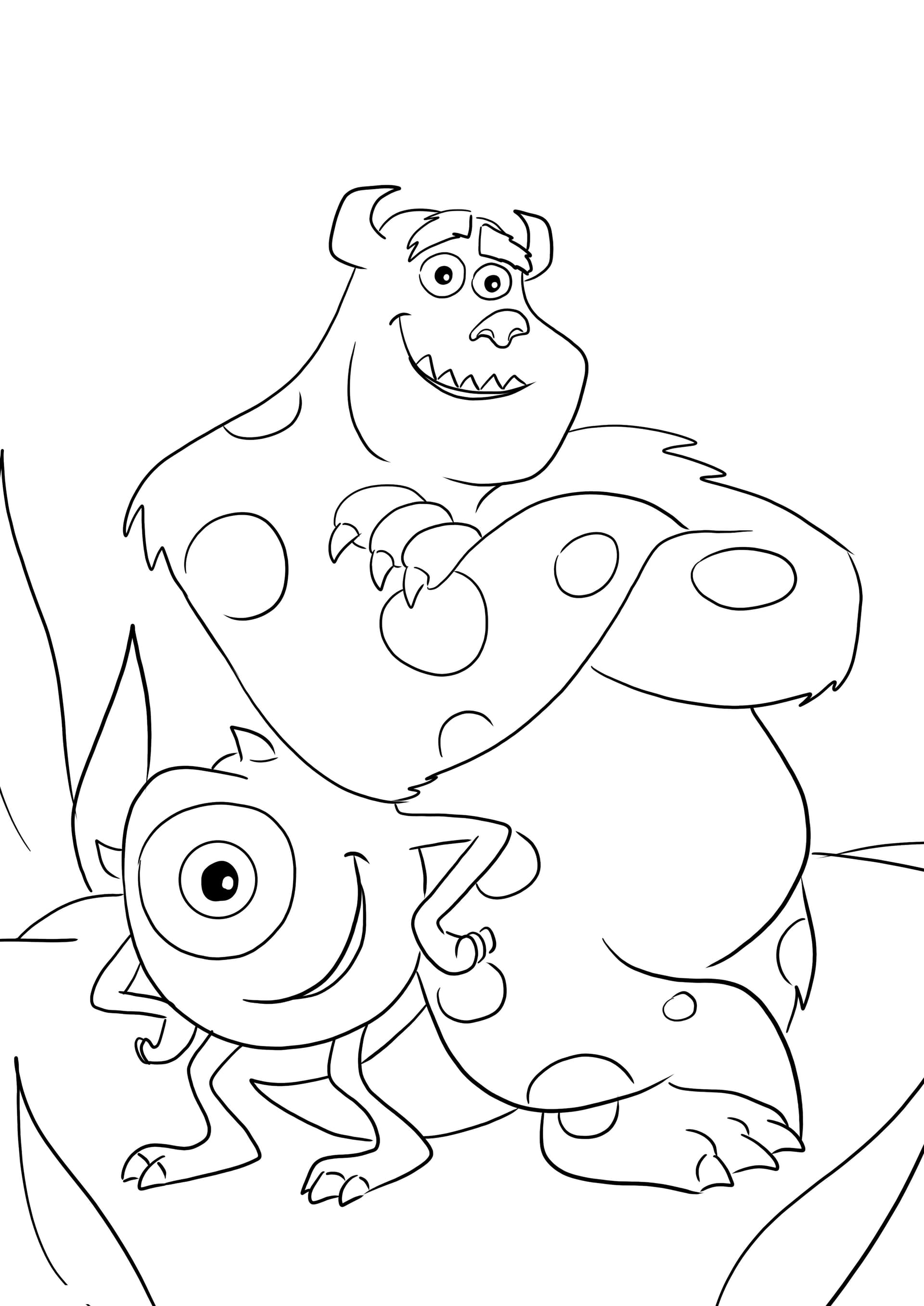 Sullivan and Mike-Monsters Inc
