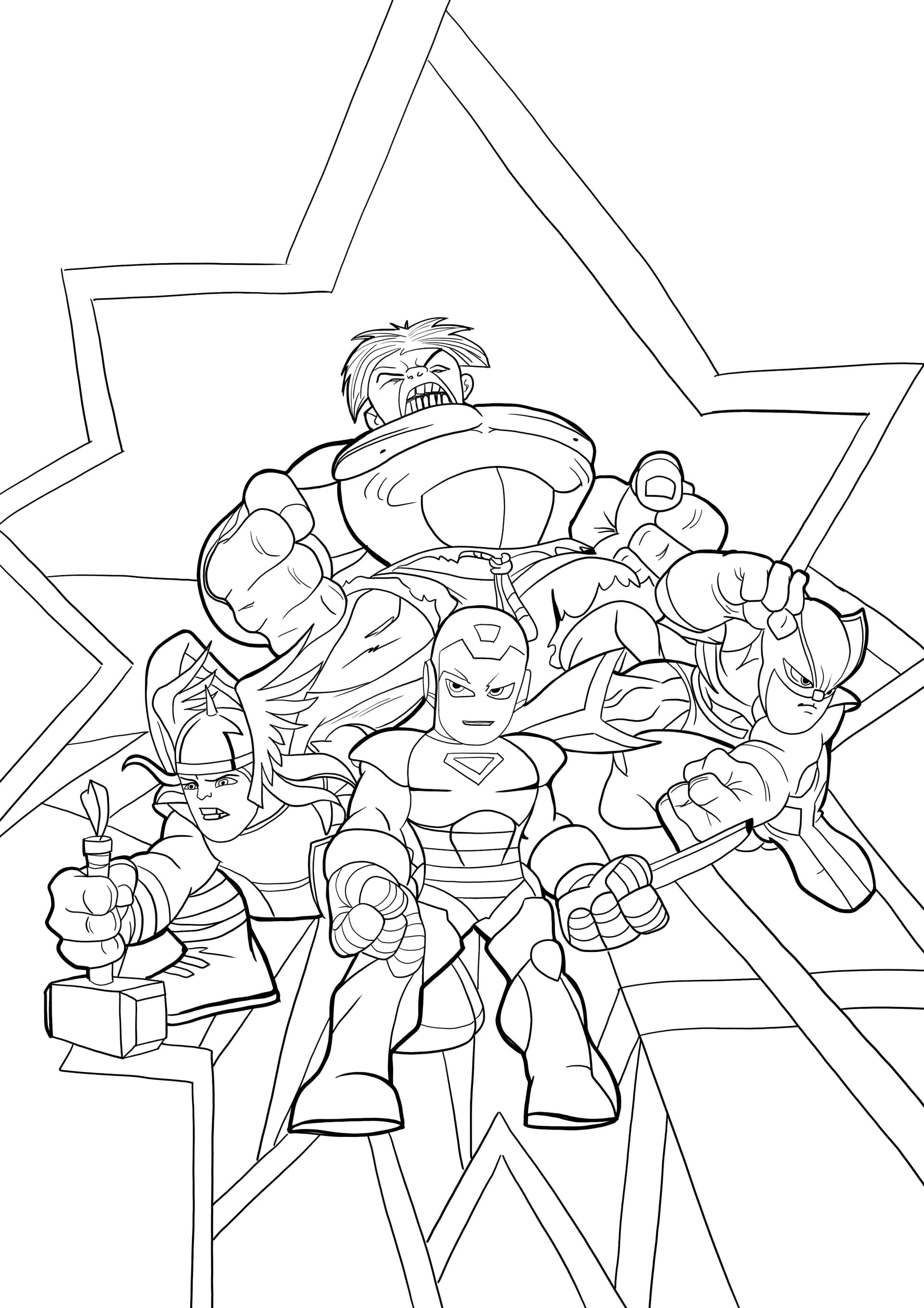 Superheroes squad
