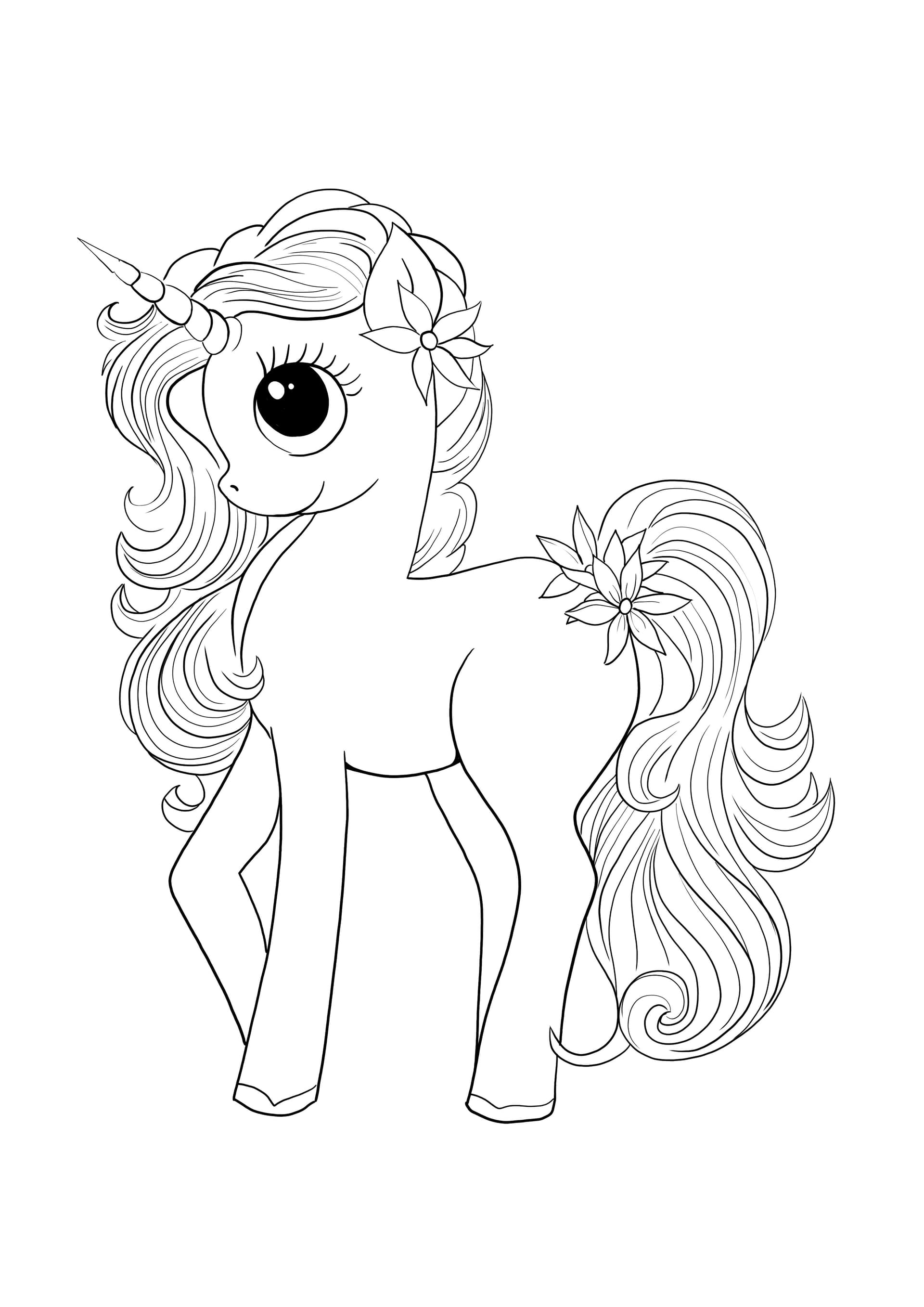 Sweet unicorn girl