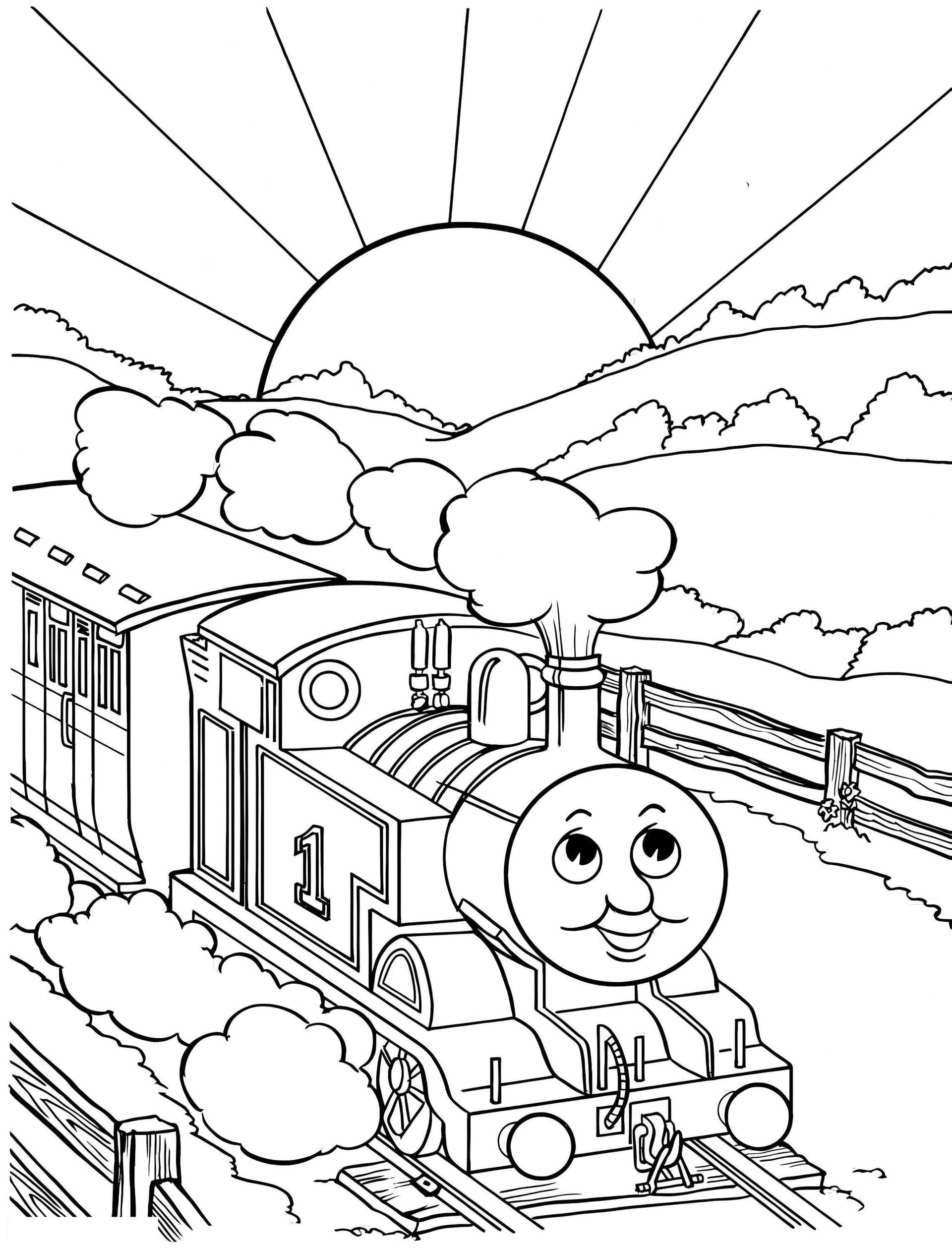 Thomas The Train And The Sun