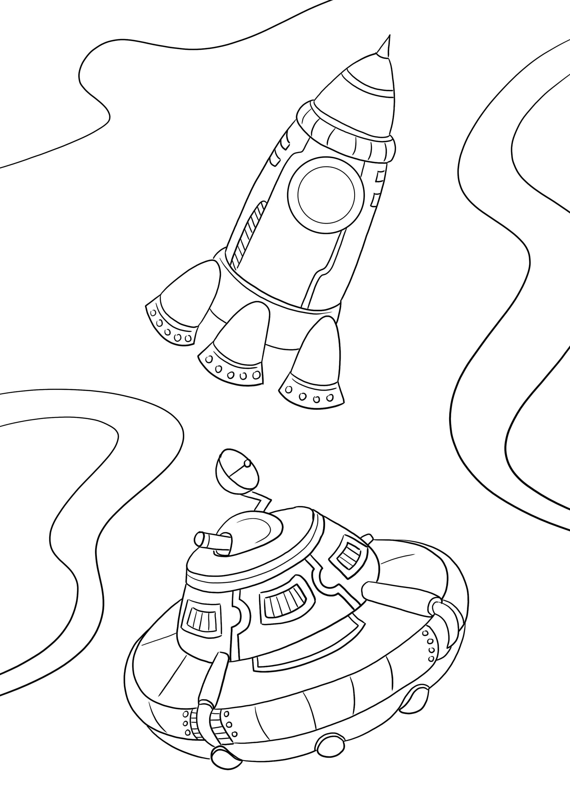 Two spaceships
