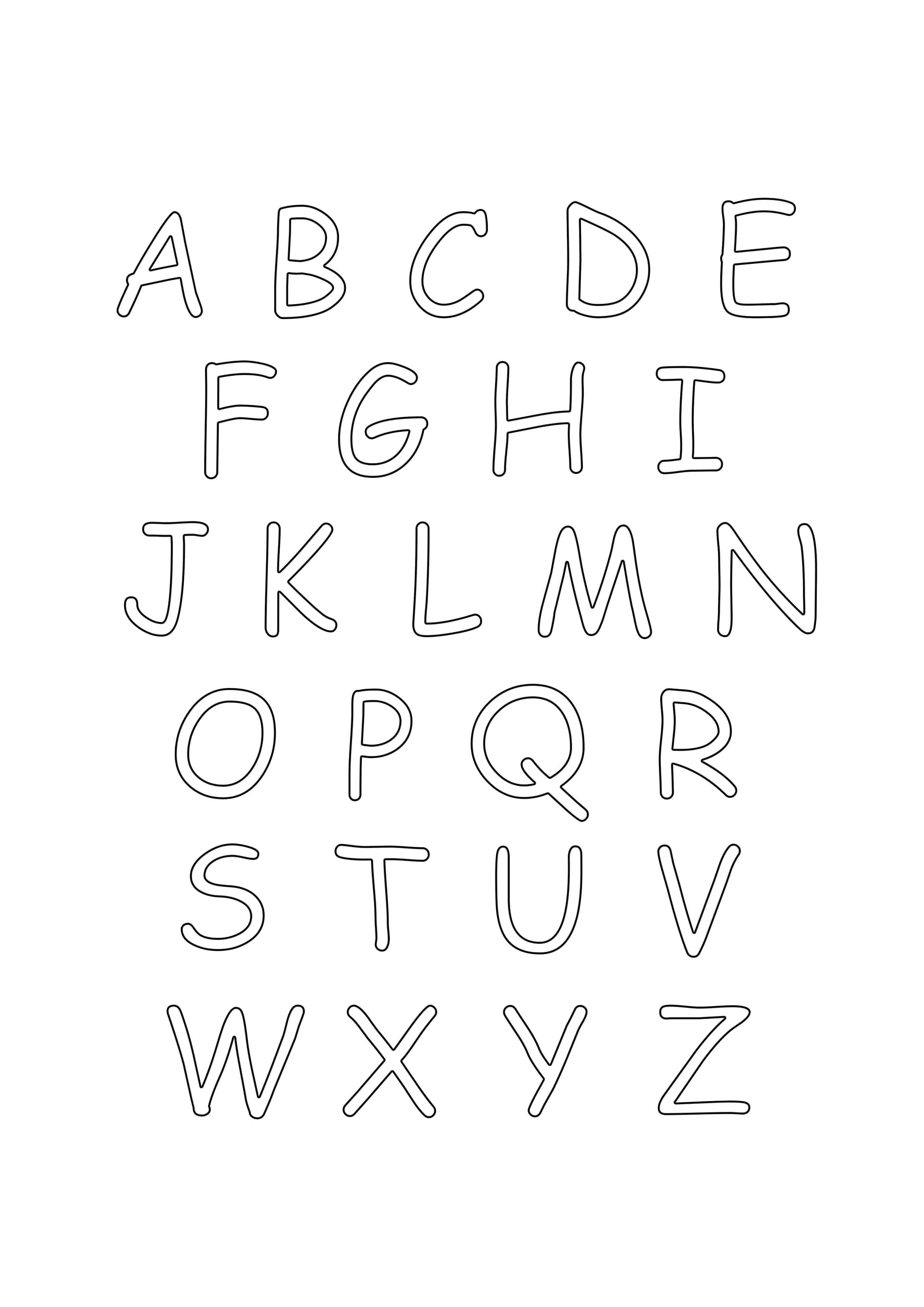 upper case alphabet