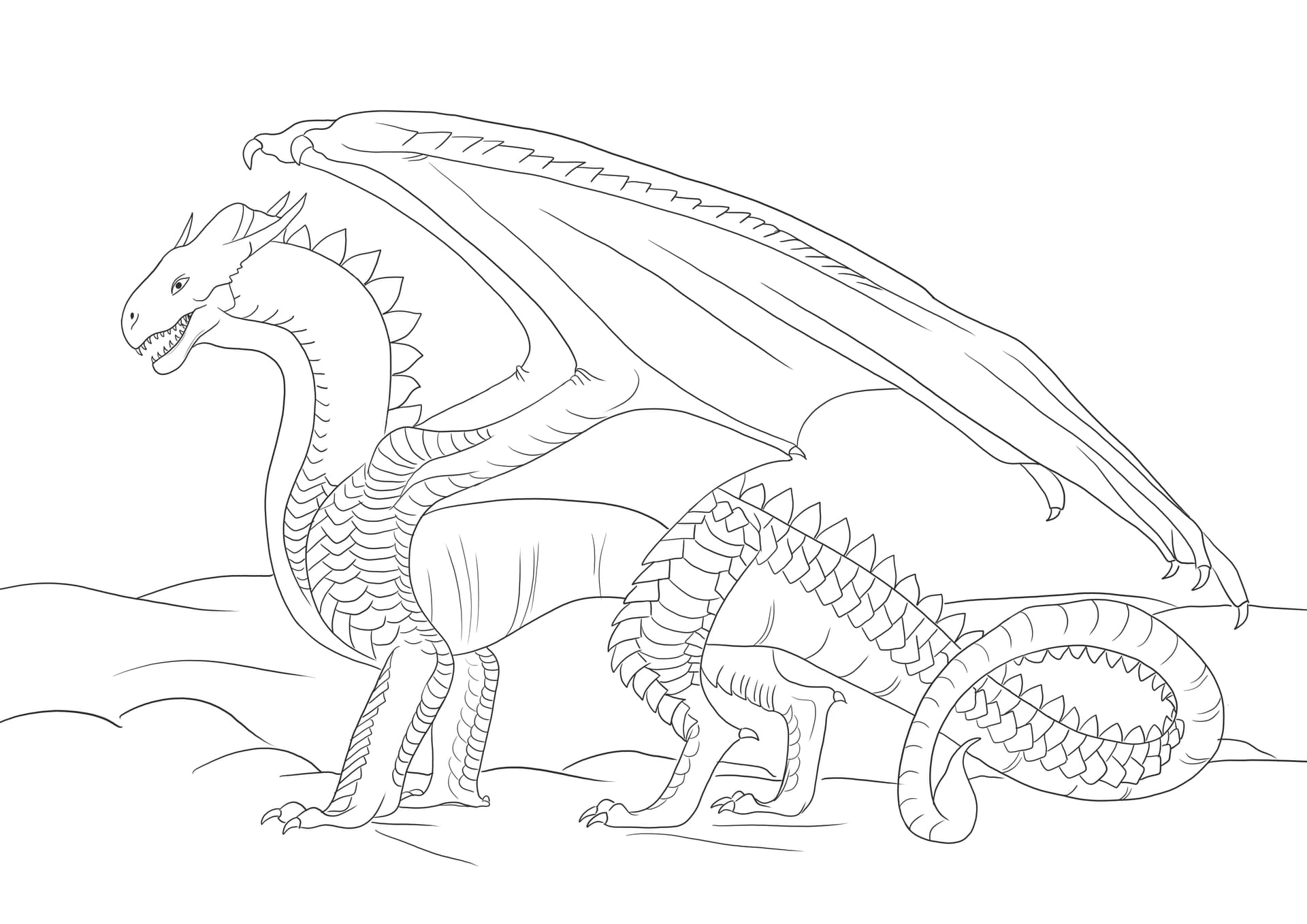 Wings of Fire Sandwing Dragon