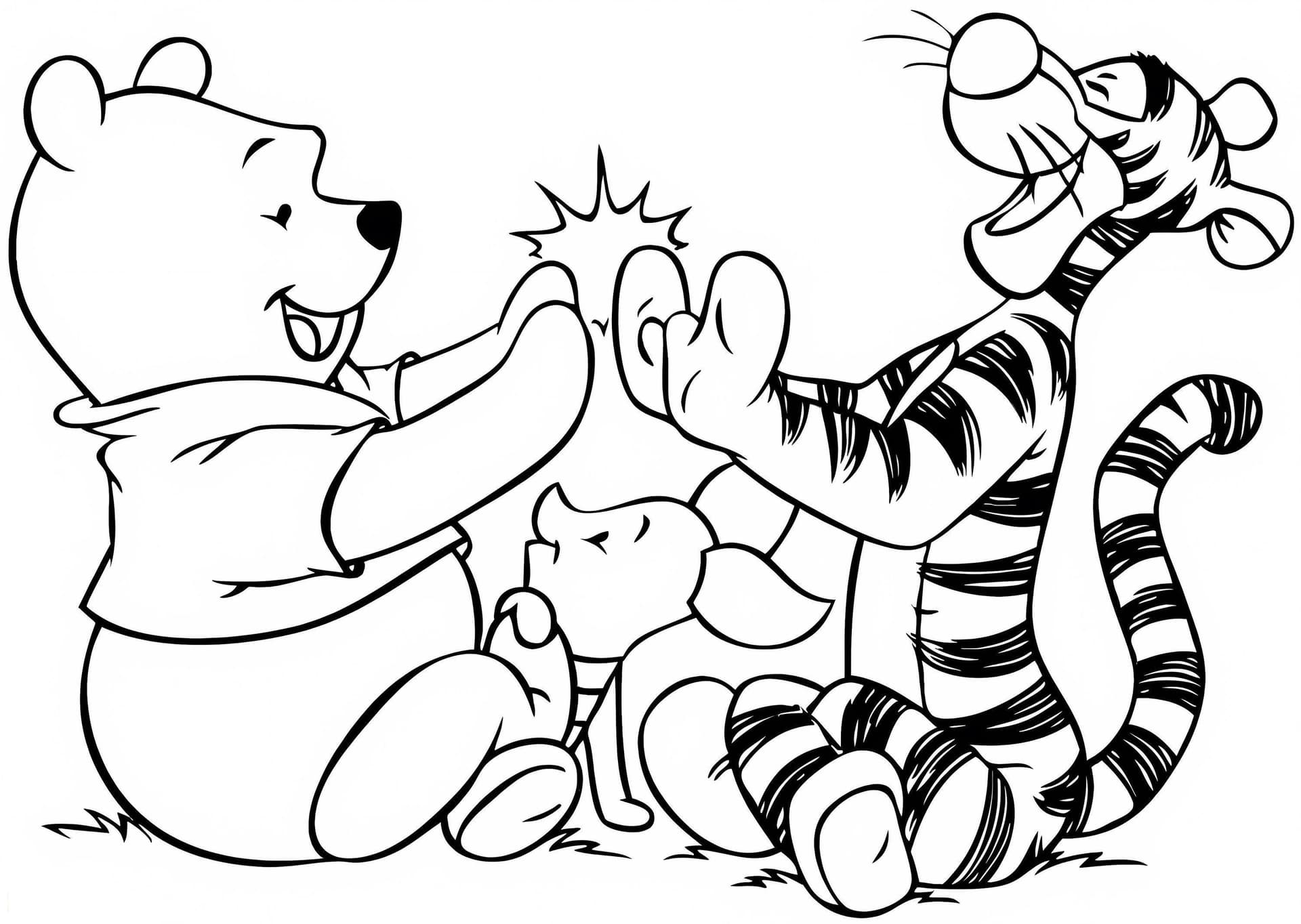 Winnie From Pooh And Normal Friends