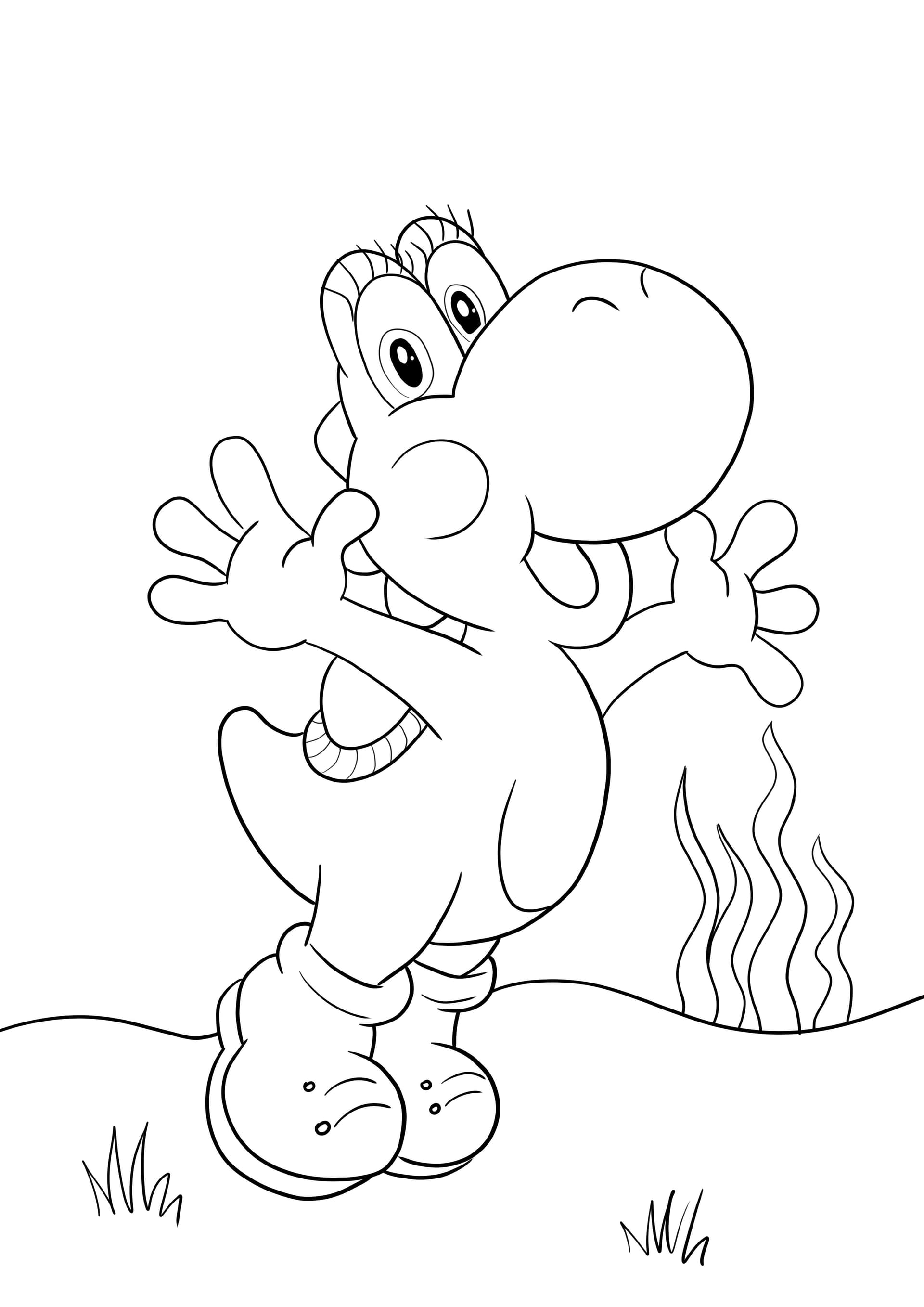 Yoshi from the Super Mario