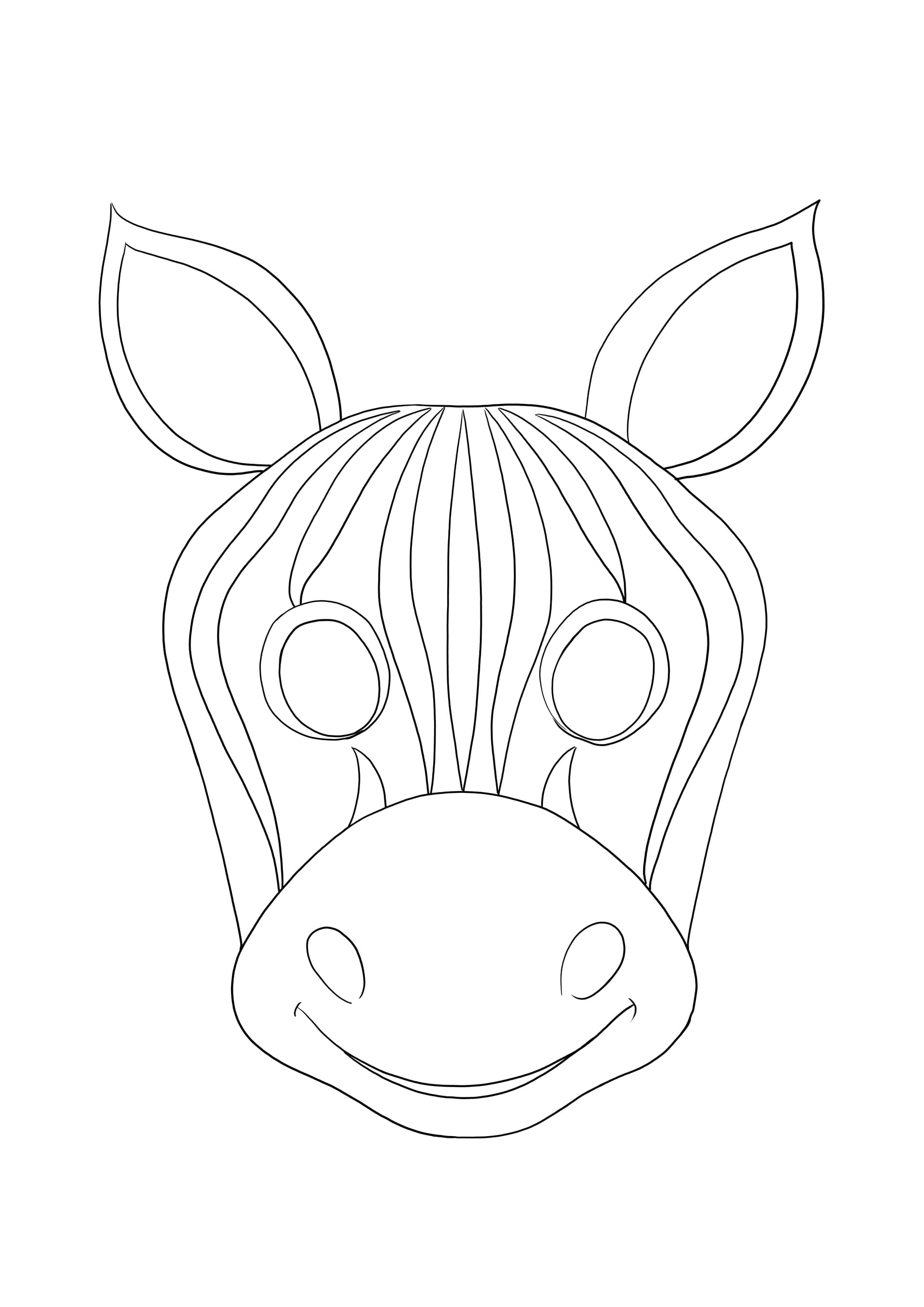 Zebra mask