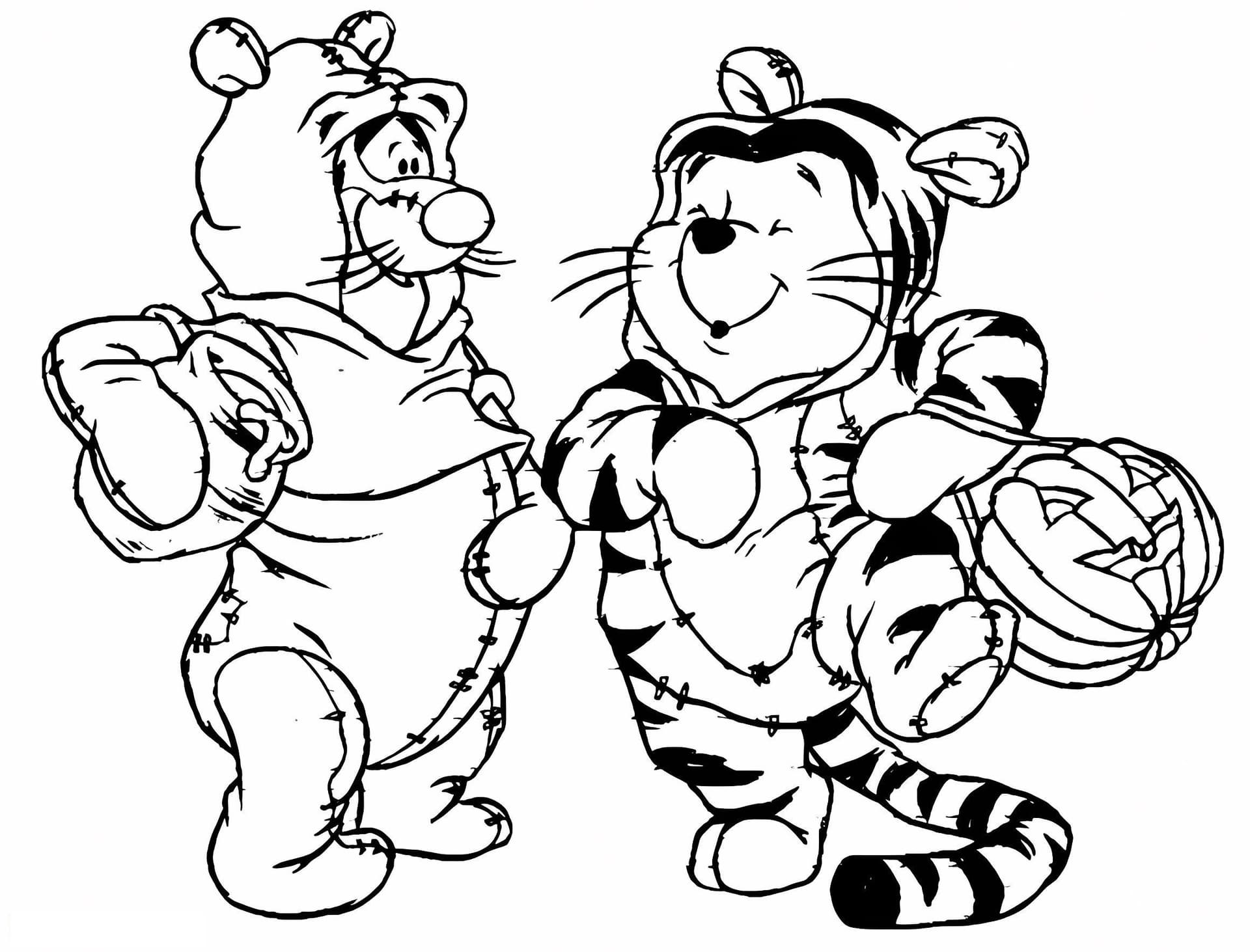 Scooby Doo And Pooh A4