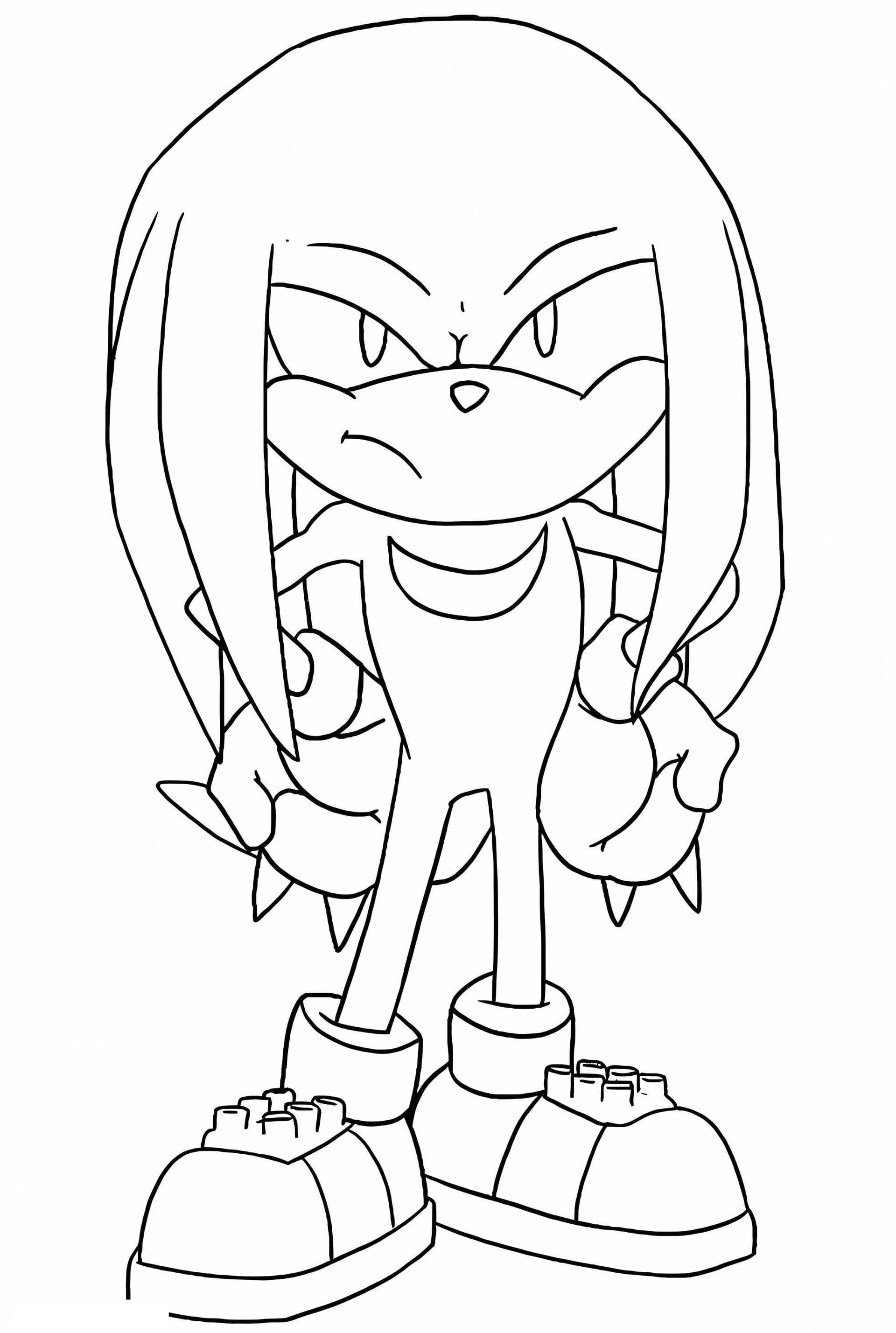 Angry Knuckles The Echidna