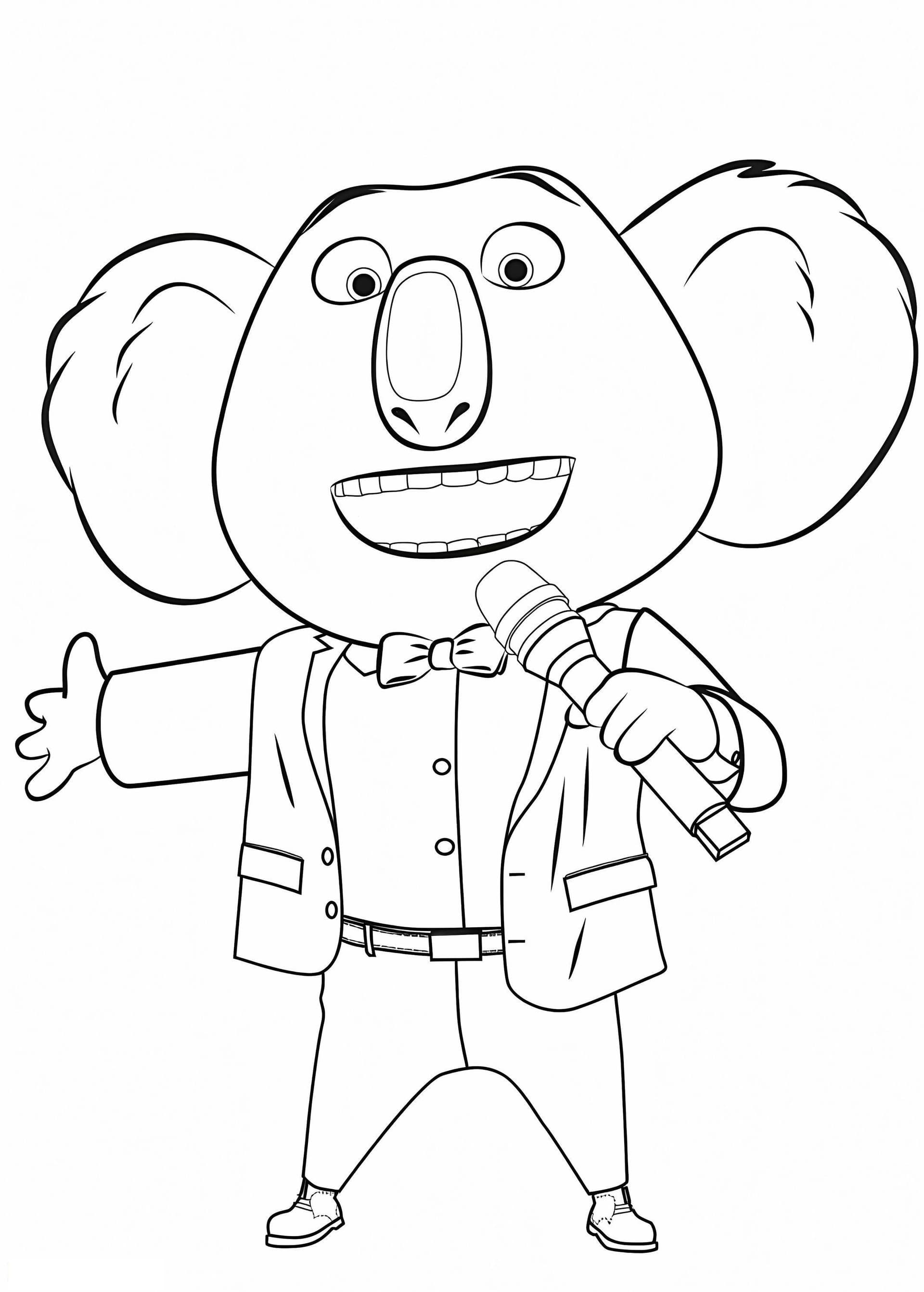 Buster Moon From Sing Movie