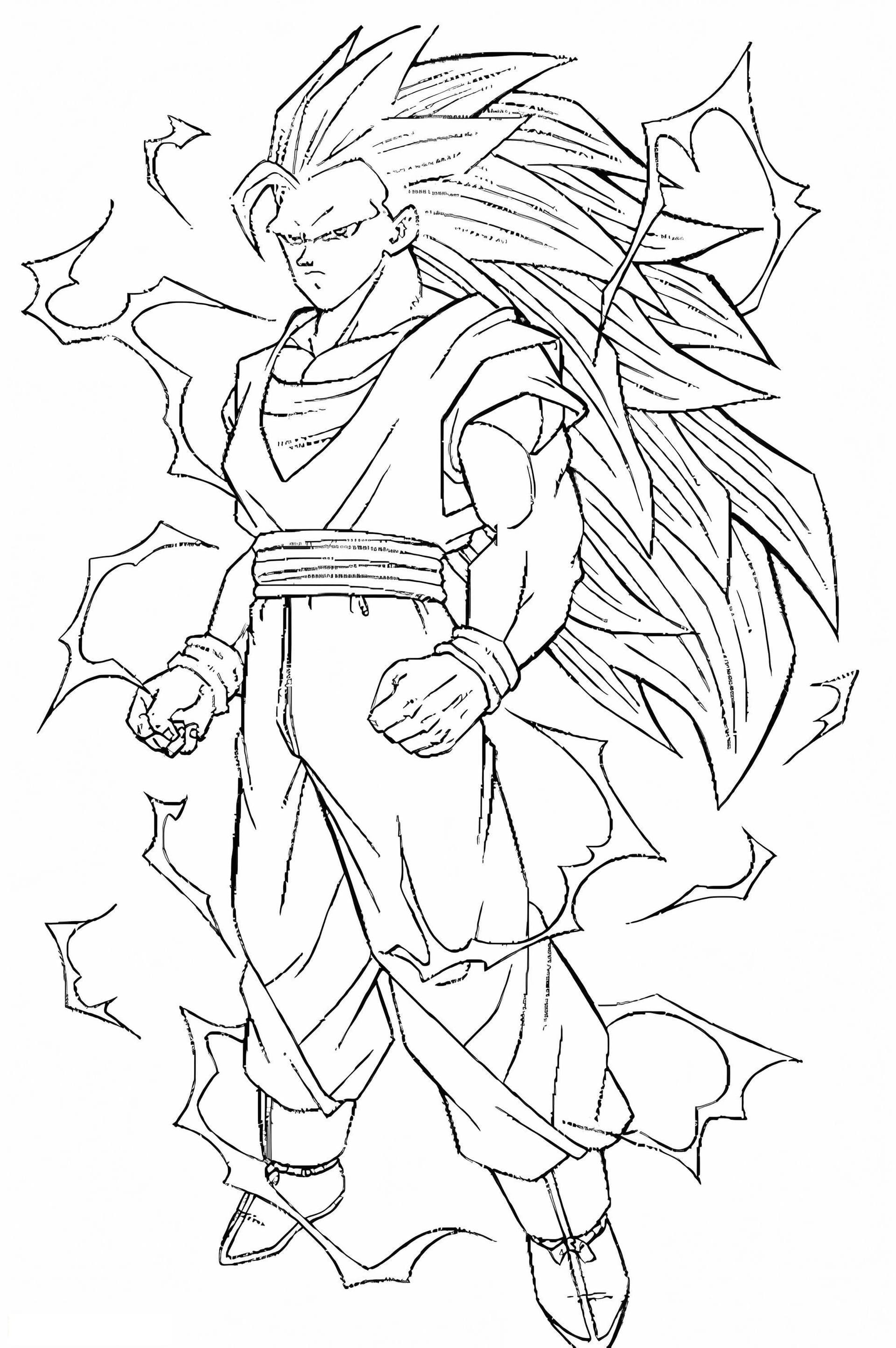 Drawing Goku Ssj3