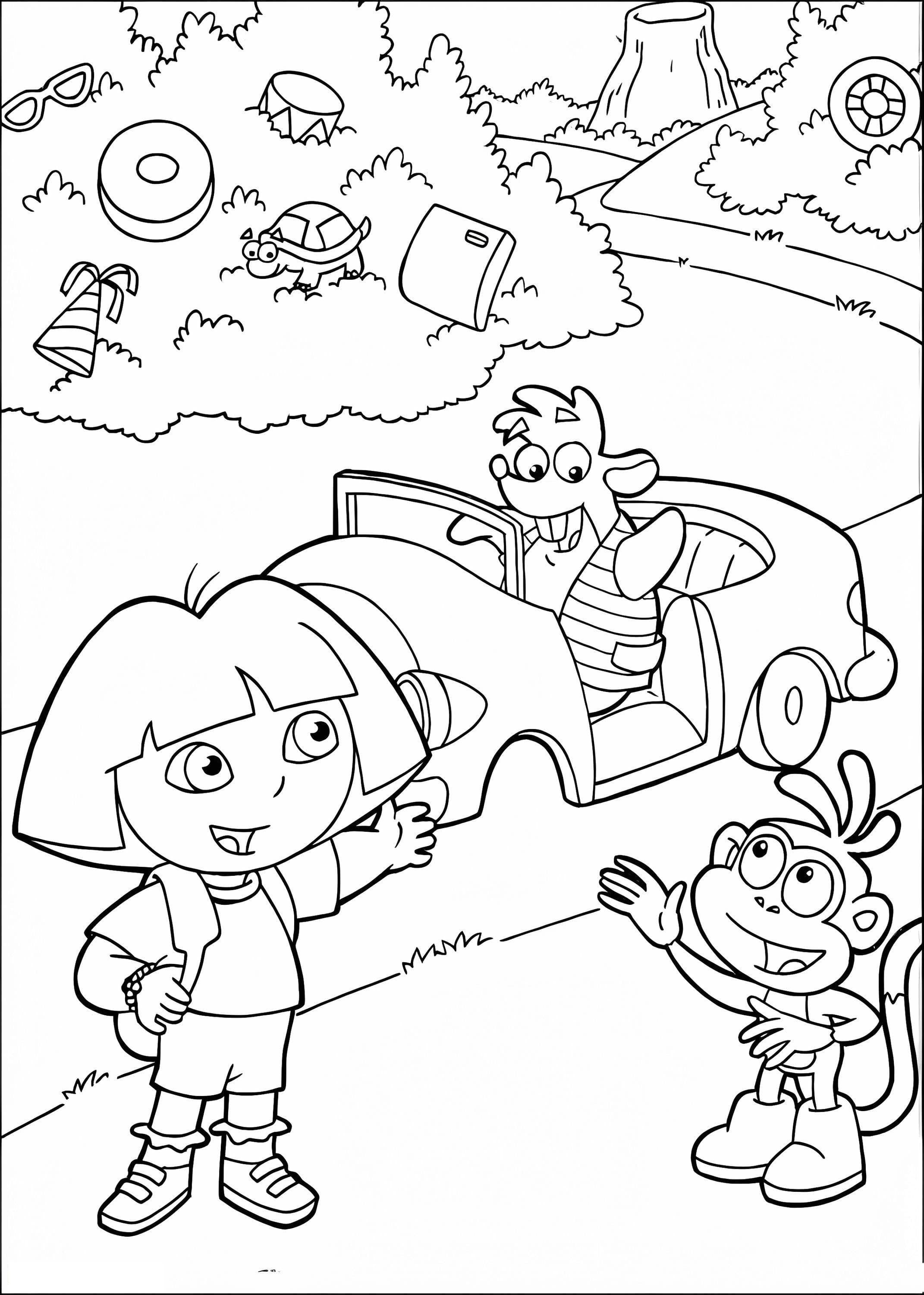 Dora Botas y Tico