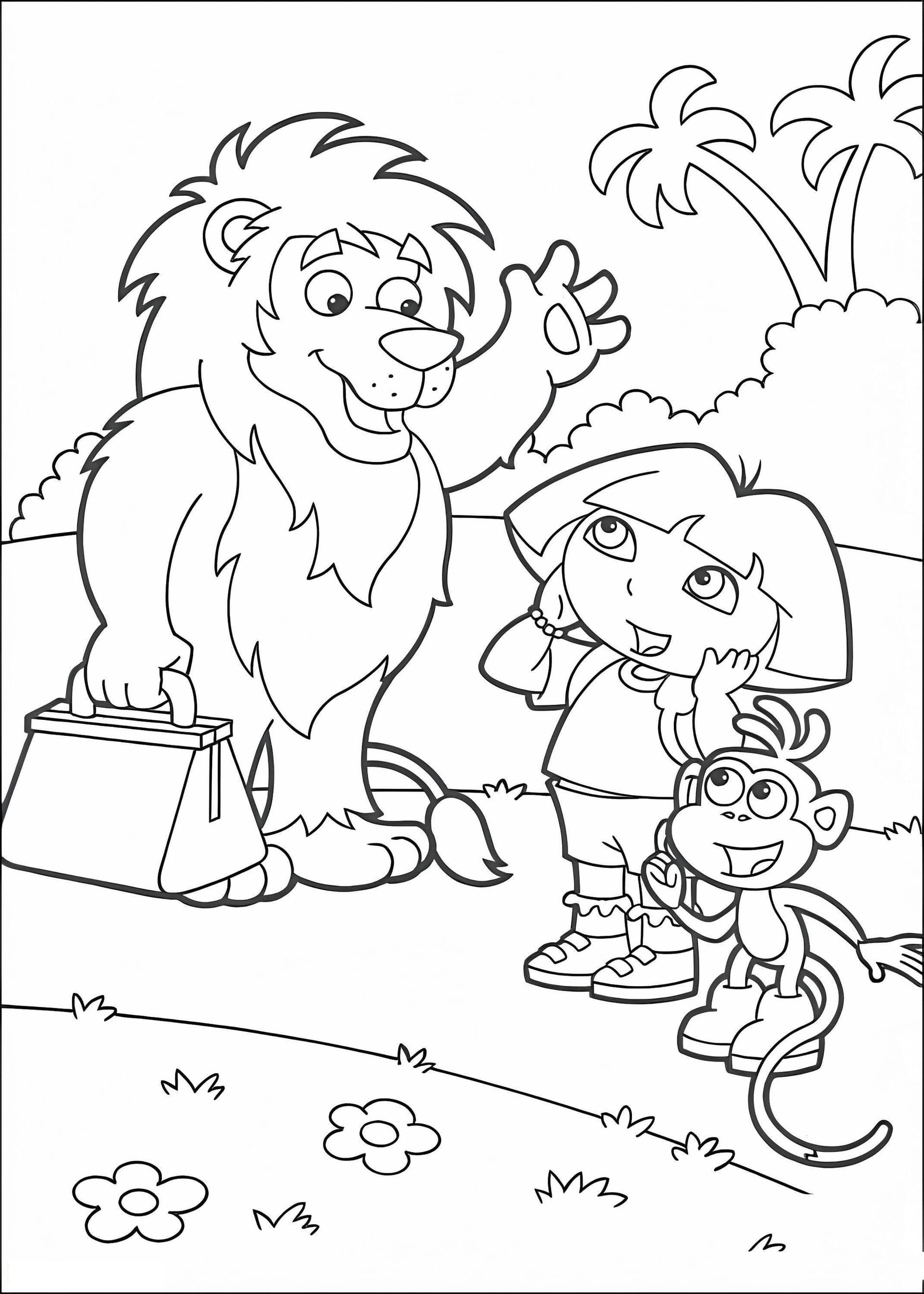 Dora Lion And Boots