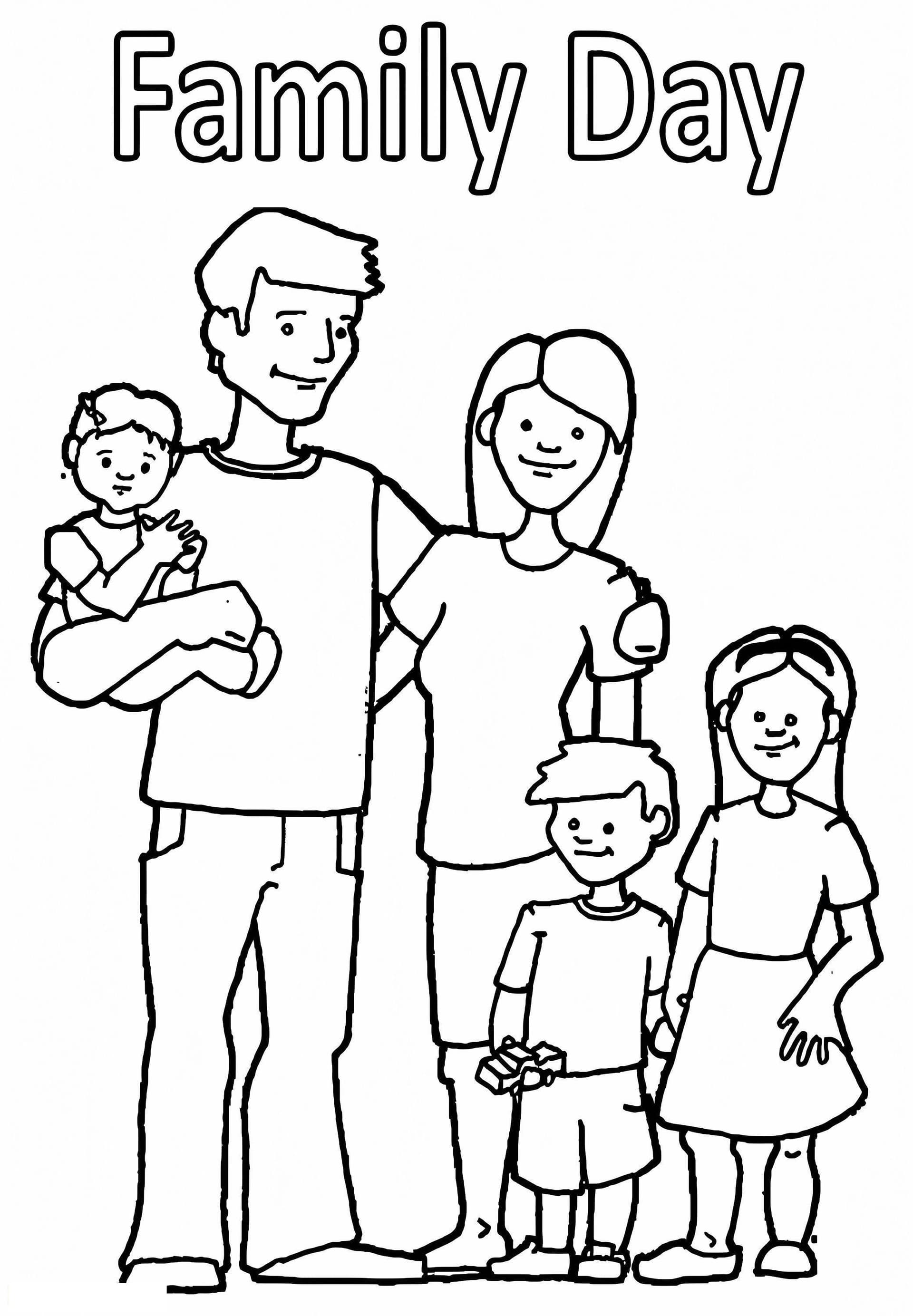 Family Day To Color