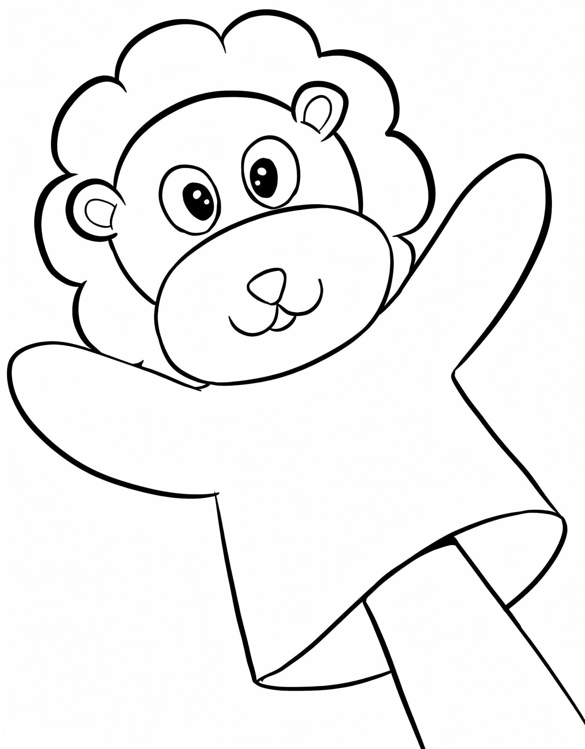 Lion Hand Puppet