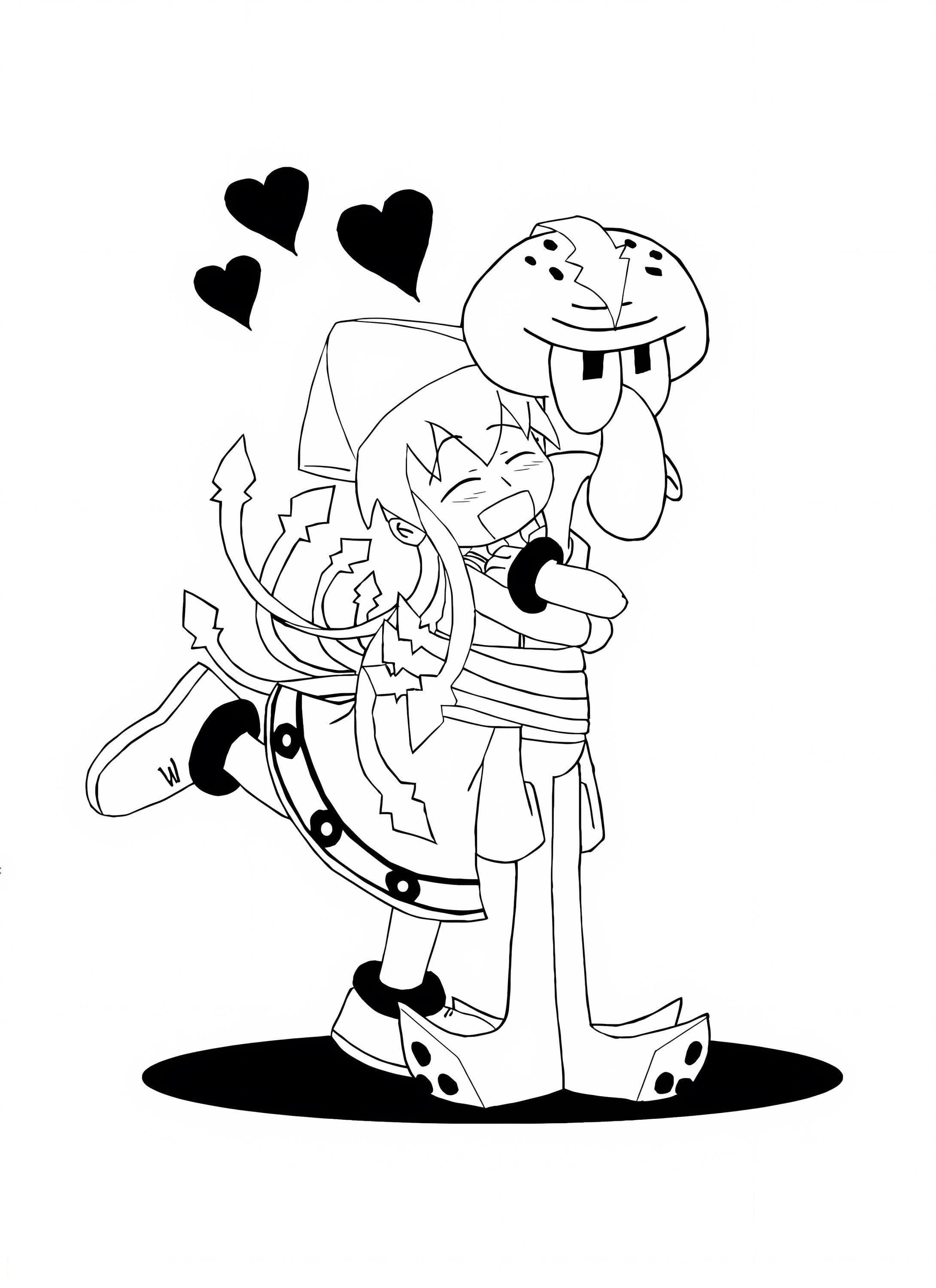 Calamardo Tentáculos de Amor