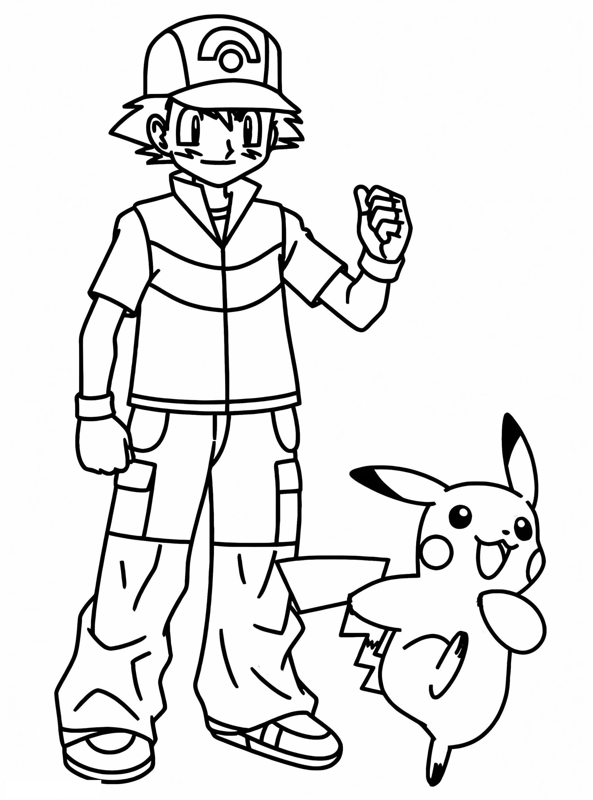 Pikachu With Ash Ketchum