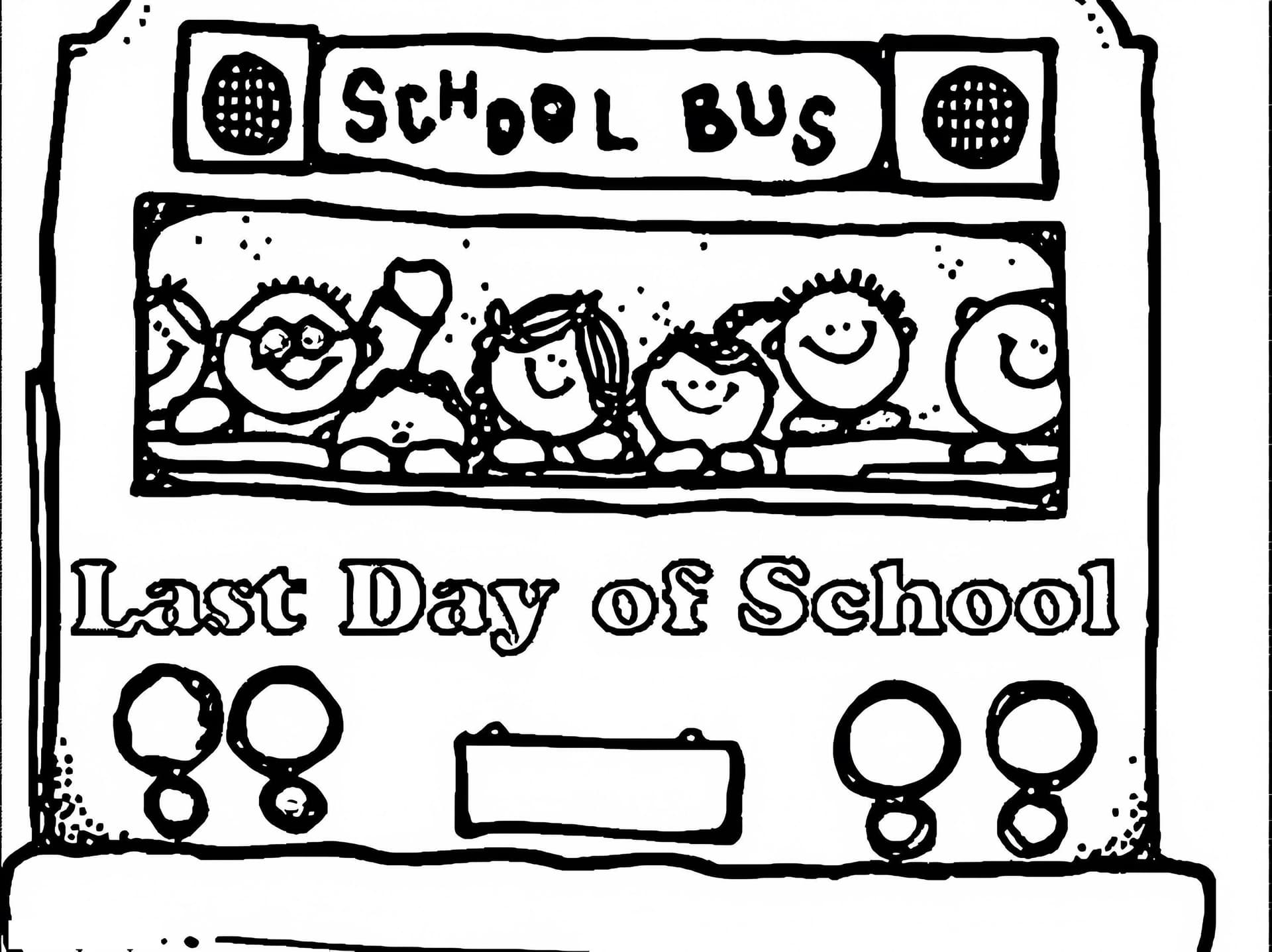 Printable Last Day Of School