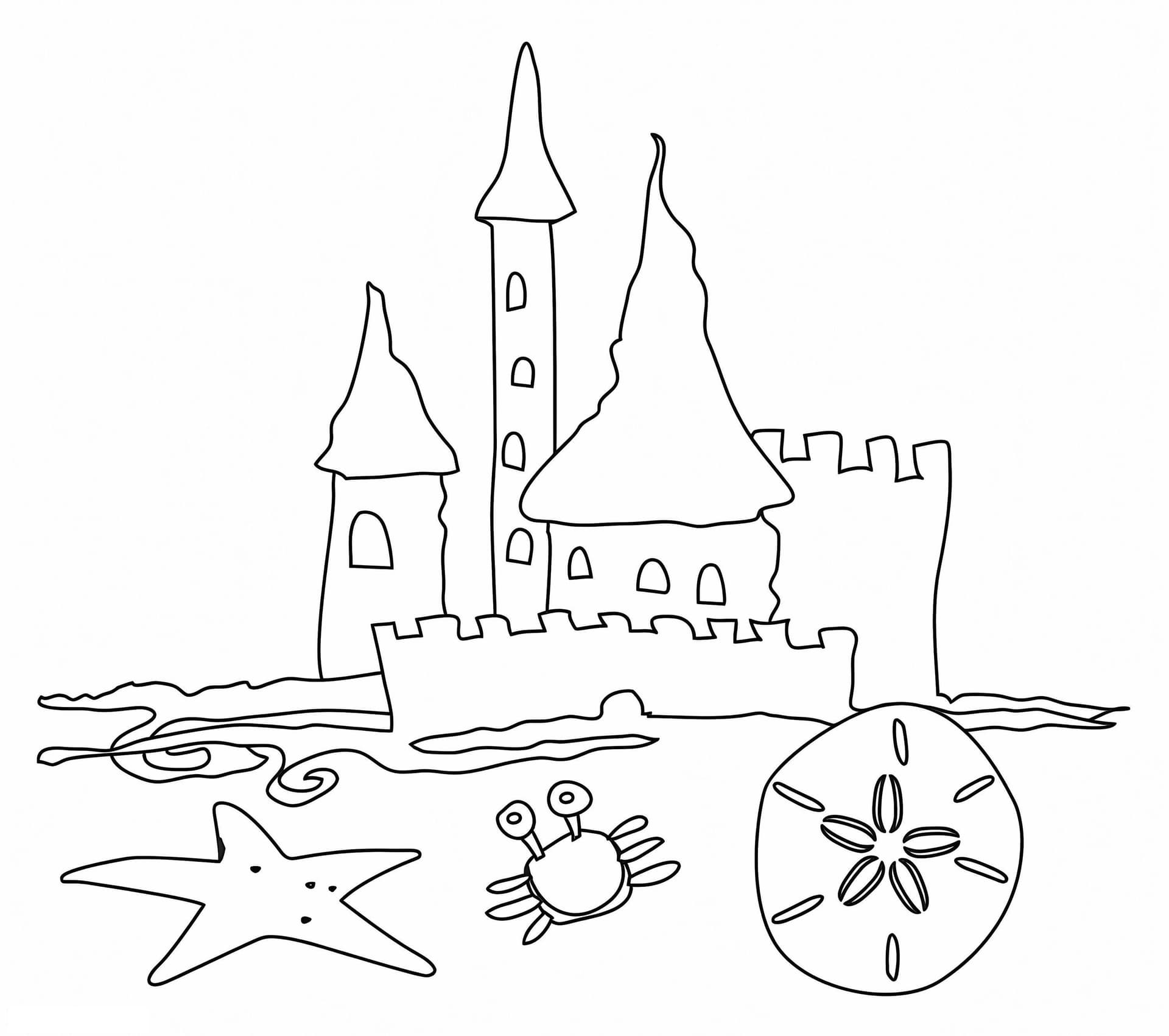 Printable Sand Castle