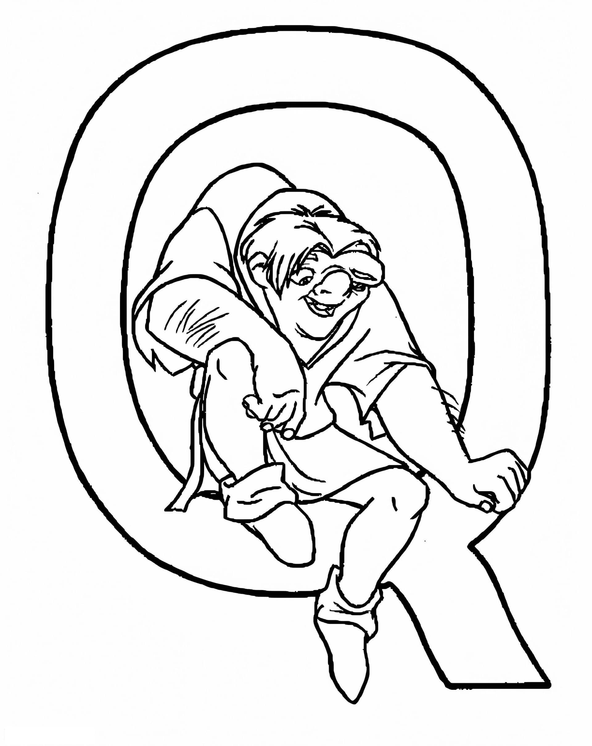 Quasimodo Letter Q