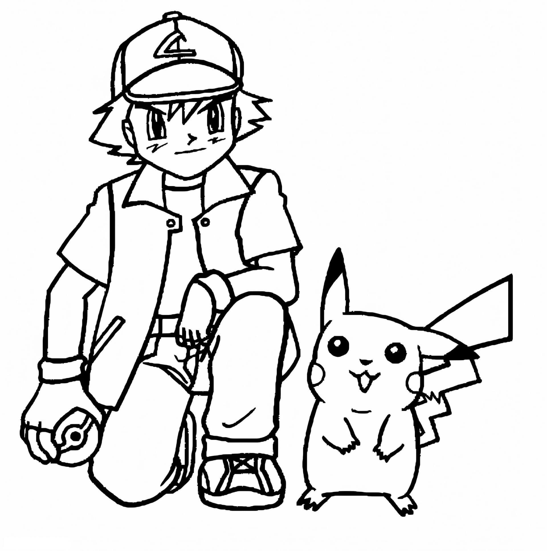 Satoshi And Pikachu