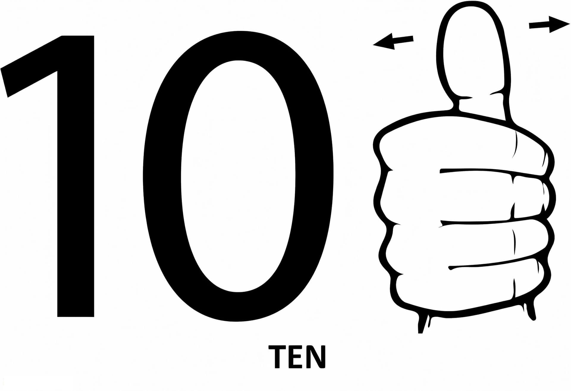 Sign Number 10